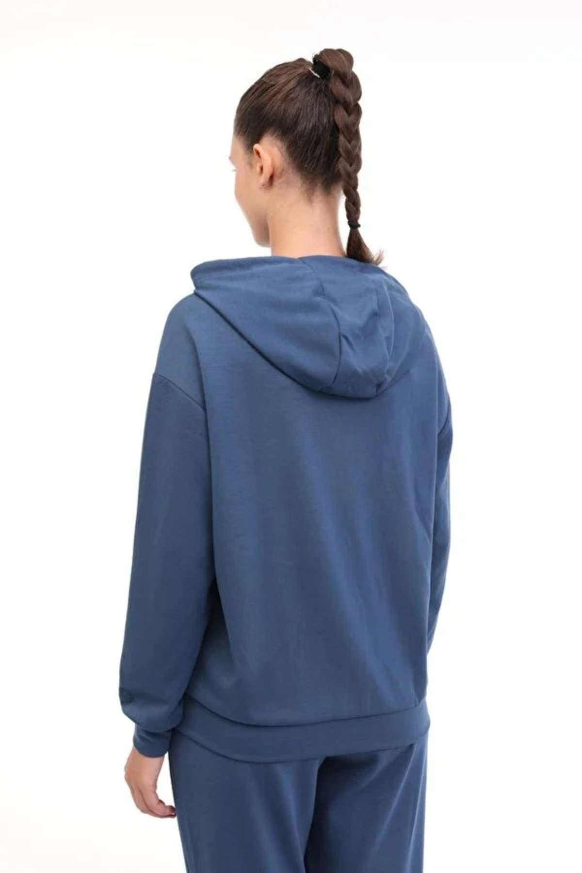 lumberjack 5W WB CARLA-H GINSEN 5PR Kadın Mavi Sweatshirt - 102033834 görsel 2