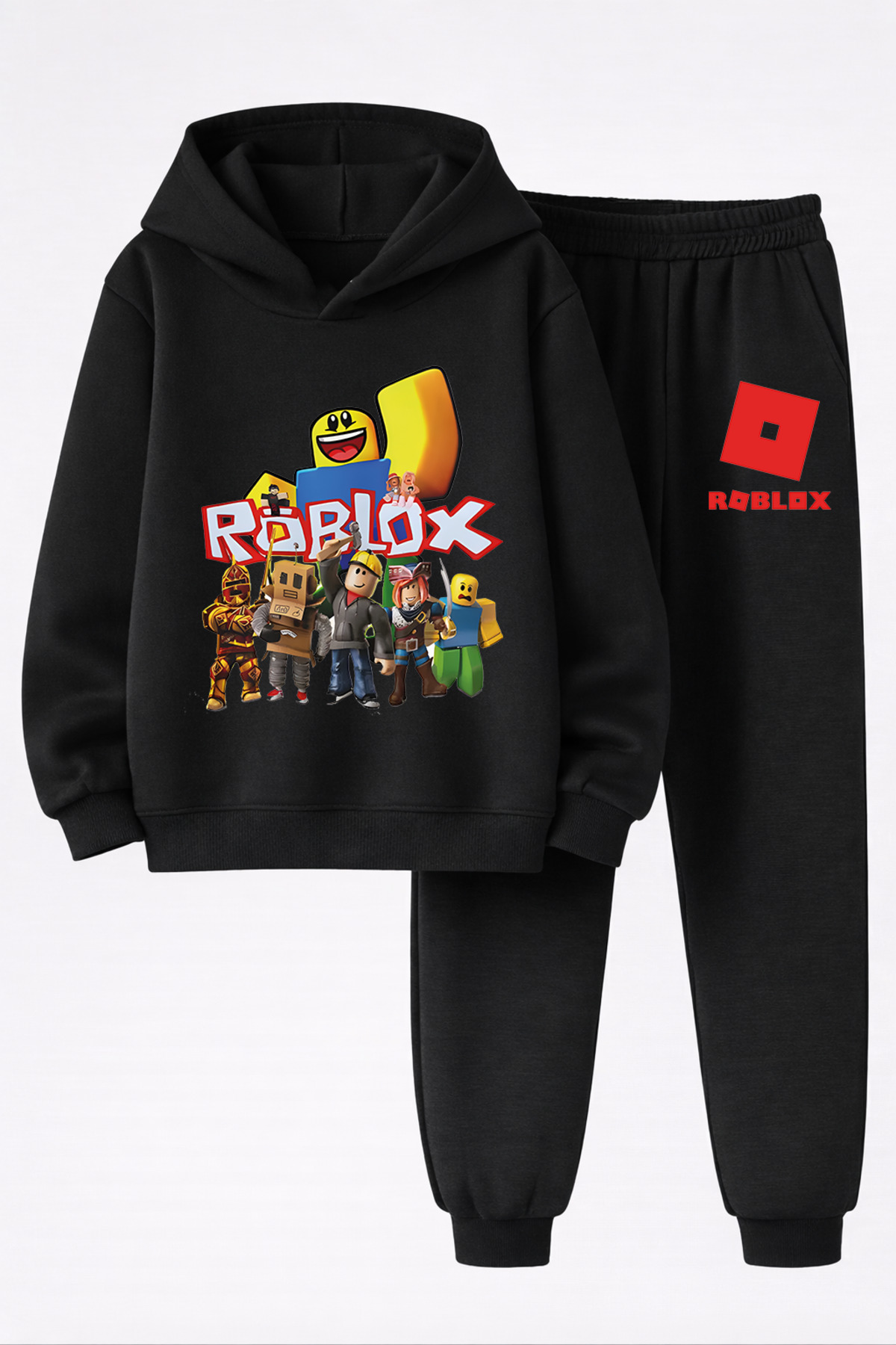 MAGORS ROBLOX ПЕЧАТЕНА 3-НИШЕНА КАЧЕСТВЕНА СУИТШОРТ И СПОРТНИ ПАНТАЛОНИ ДЕТСК...