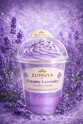 luvesya Creamy Lavender Dream – Spa Bath Powder