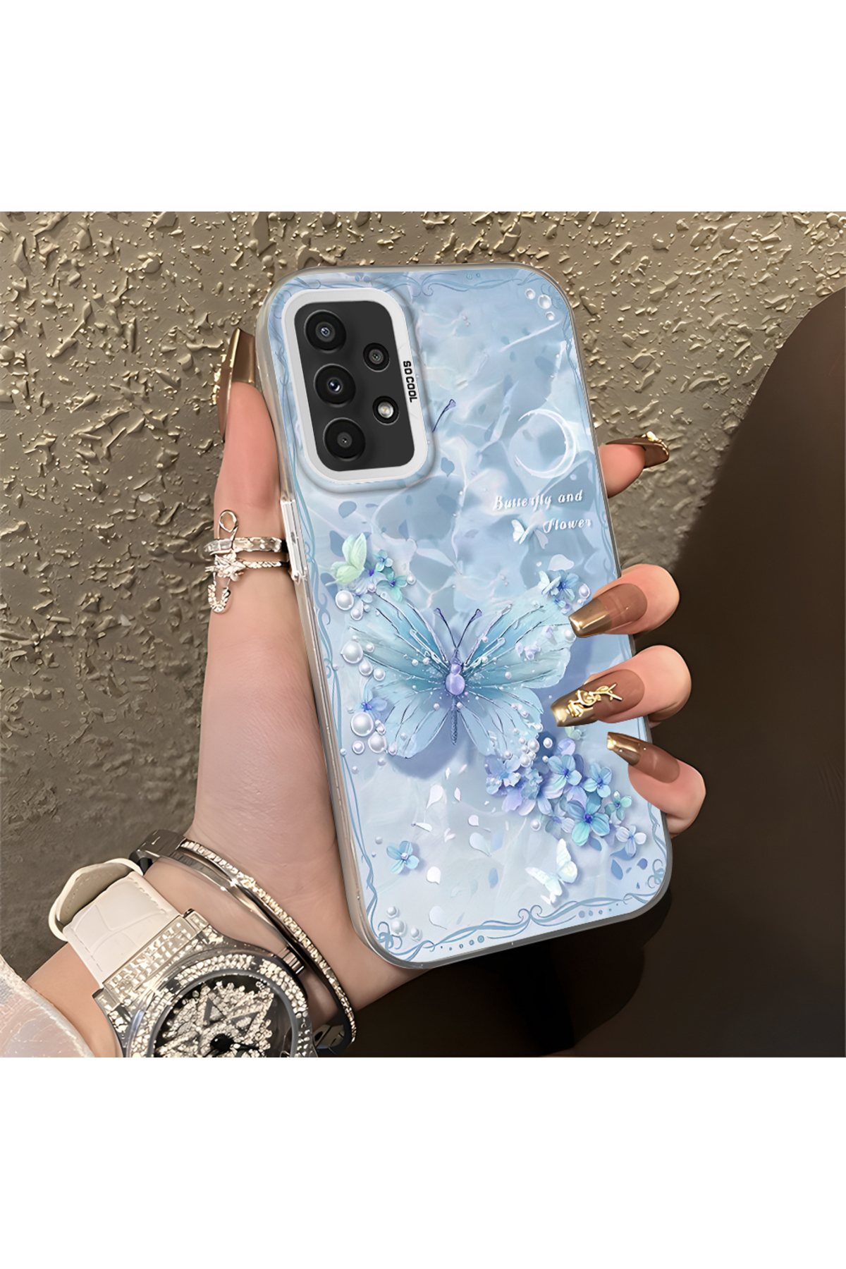 Samsung Galaxy A23 Compatible Case Hard shell Anti Fall Phone Case Light-shade