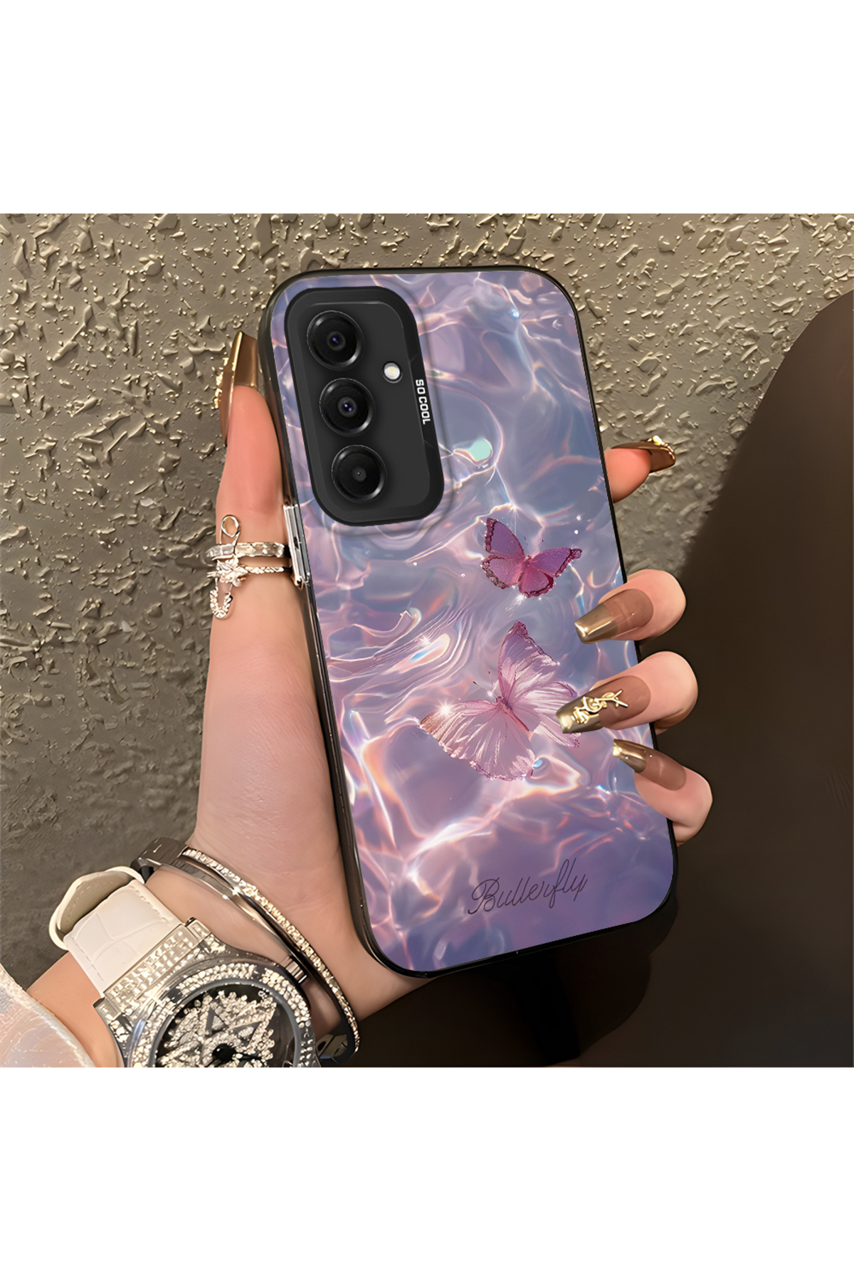 Samsung Galaxy A16 Compatible Case Hard shell Anti Fall Phone Case Light-shade