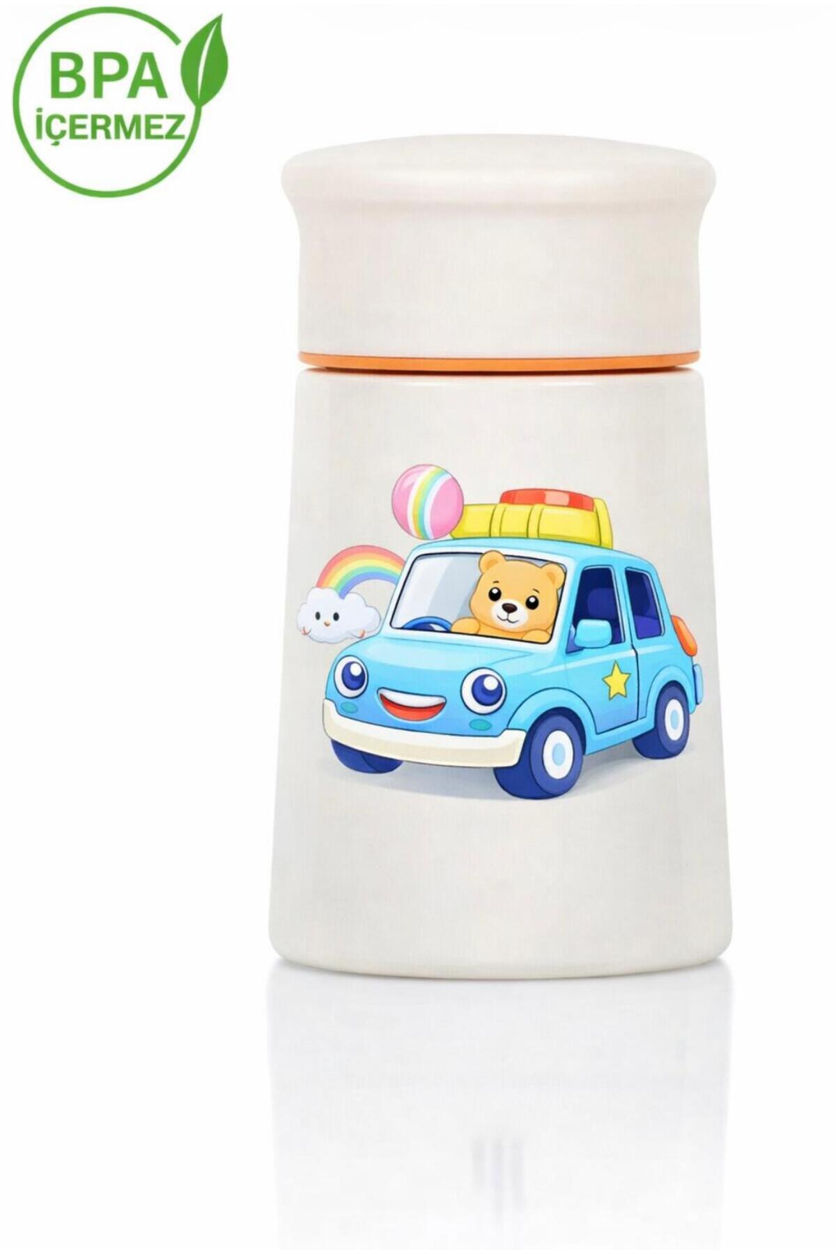 HOPEFUL DESİGN Desenli Araba Termos 280ML Bebek Mama Saklama Termosu Paslanmaz Çelik Termos fotoğrafı 3 (önizleme)
