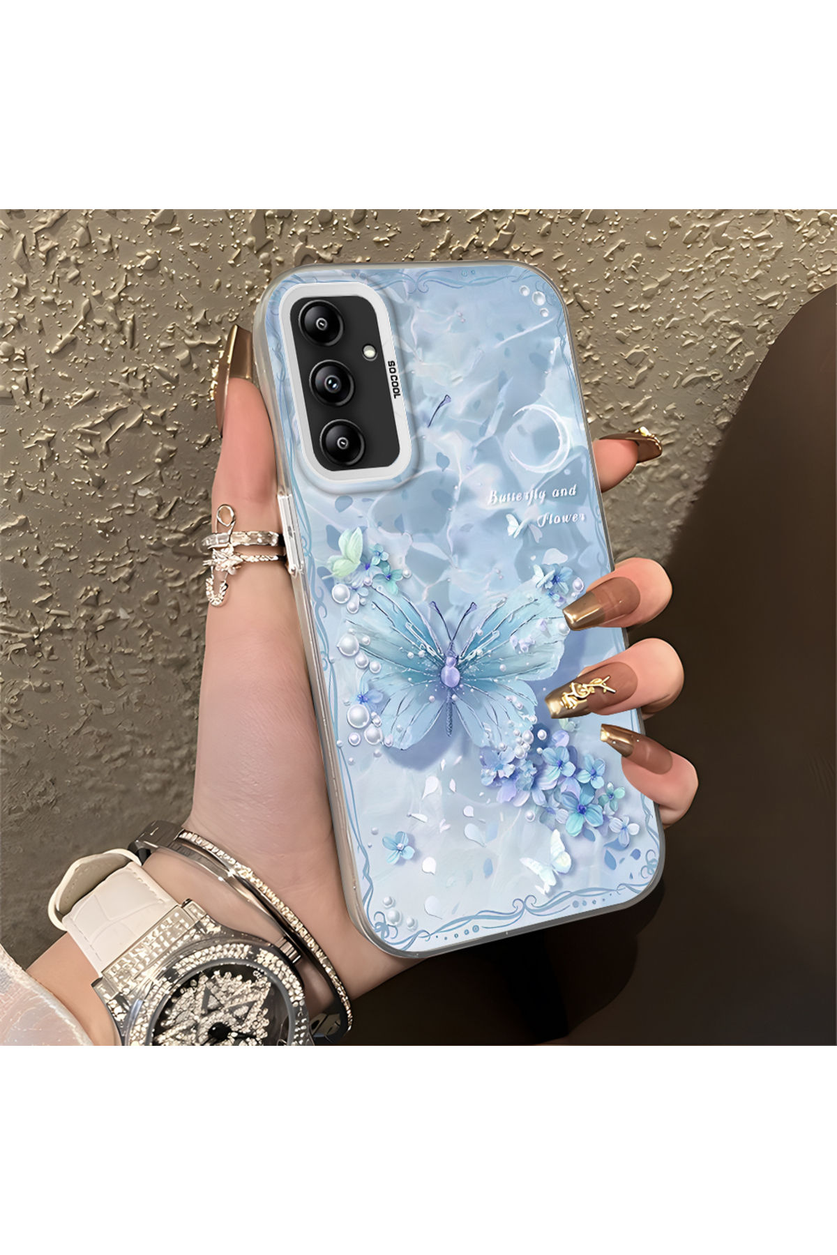 Samsung Galaxy A14 Compatible Case Hard shell Anti Fall Phone Case Light-shade