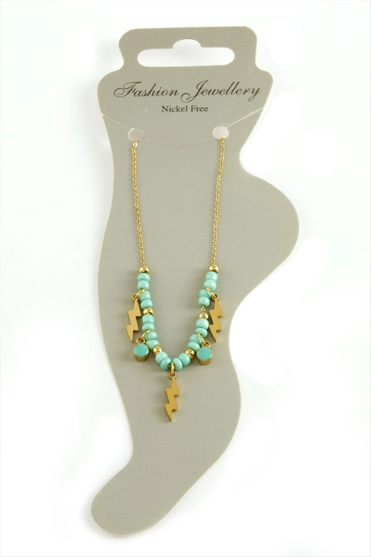 ÇOK SATAN Şimşek Boncuk Lüks Çelik Halhal