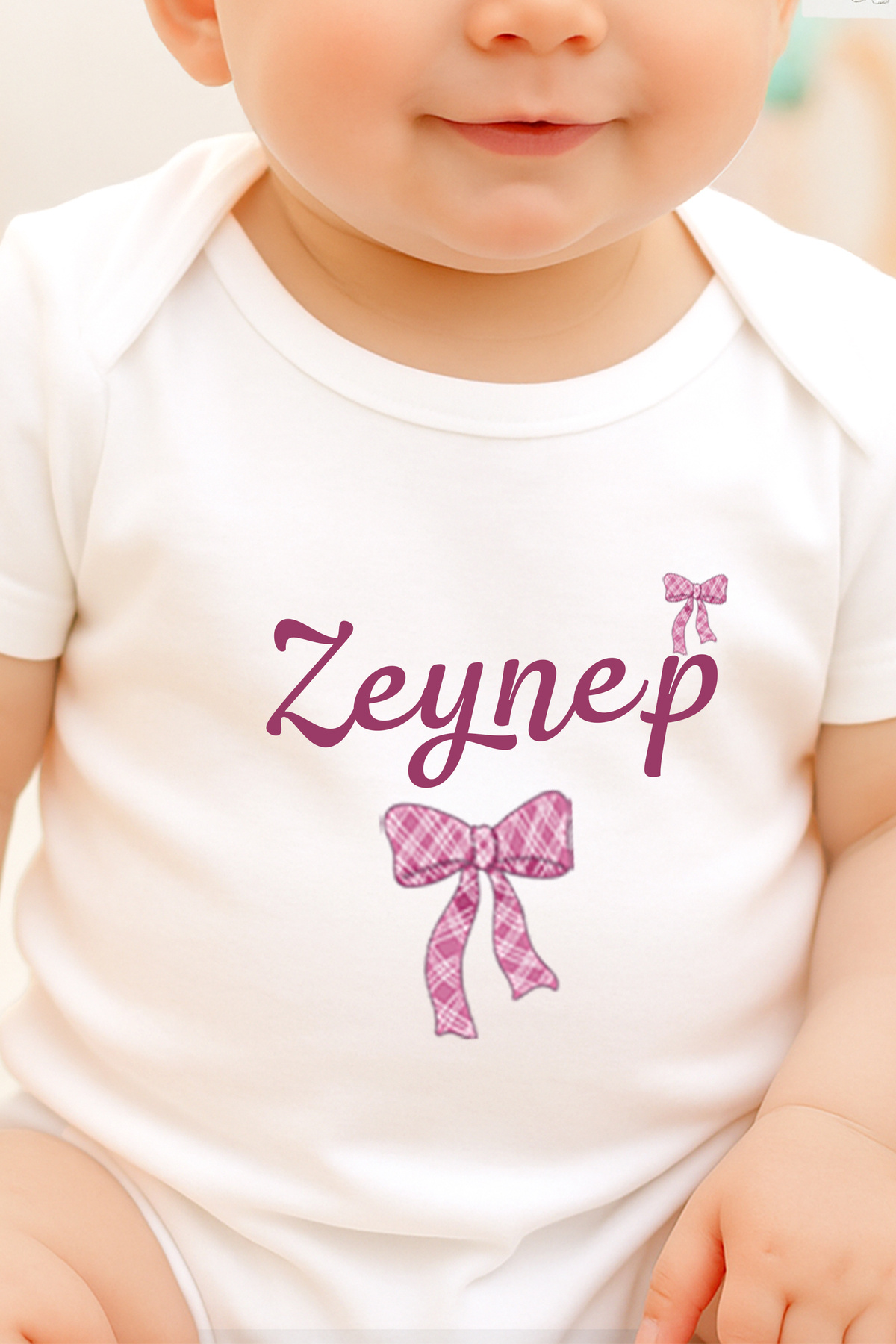 Sitilin Kız Bebek Fiyong %100 Pamuk Organik Baskılı İsimli Hastane Çıkışı Yenidoğan İsimli Fırça Hediye fotoğrafı 4 (önizleme)