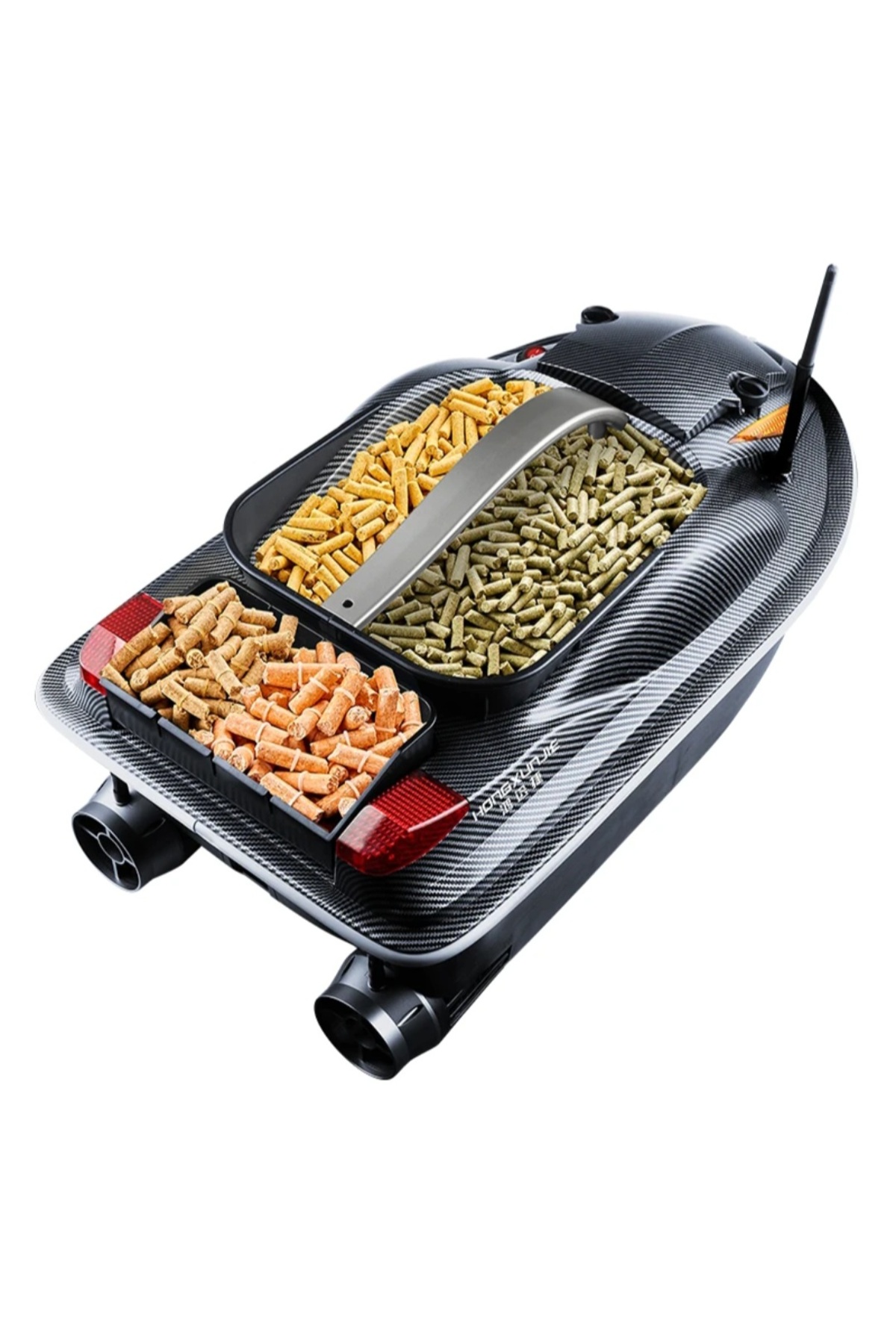 KESEROĞLU SAZAN YEMLEME (TENKE VE BOTU) GPS HJ817 Model 500 metre oto pilot eve dunuslu hazne kendi kapanir