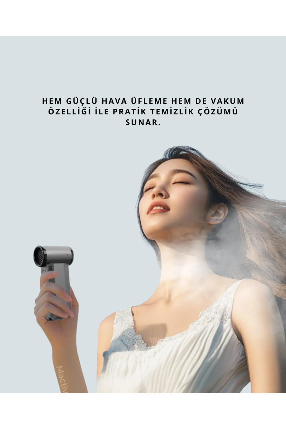 Sepetink Turbo Güçlü Hava Üfleme ve Vakum Makinesi Çok Fonksiyonlu Kullanım