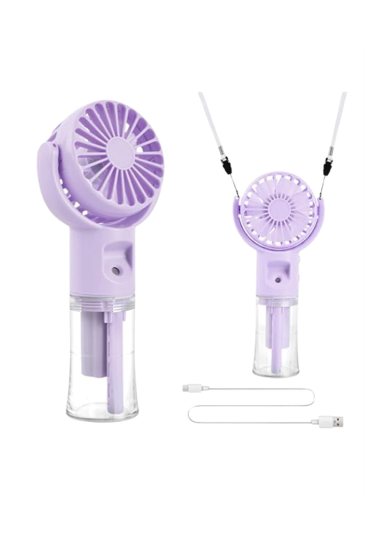 Sepetink Dönen Su Sisli El Fanı – 4 Kademeli Rüzgar, Şeffaf Su Haznesi, Sessiz Çalışma