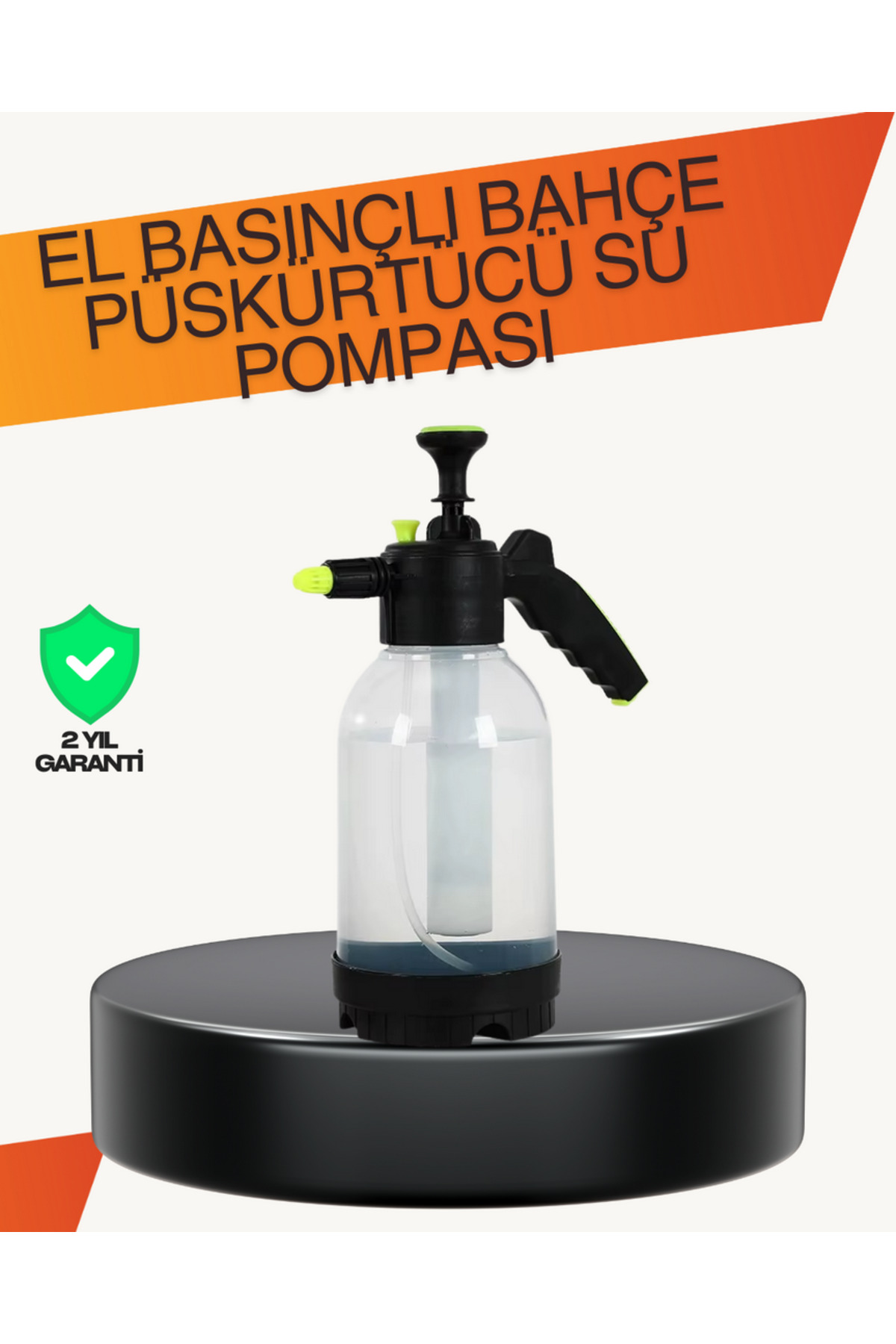 ZERO LAND OZLSTOR Manuel Köpük Üreten Basınçlı Sprey Şişesi 2L Temizlik ve (231534) Oto Yıkama