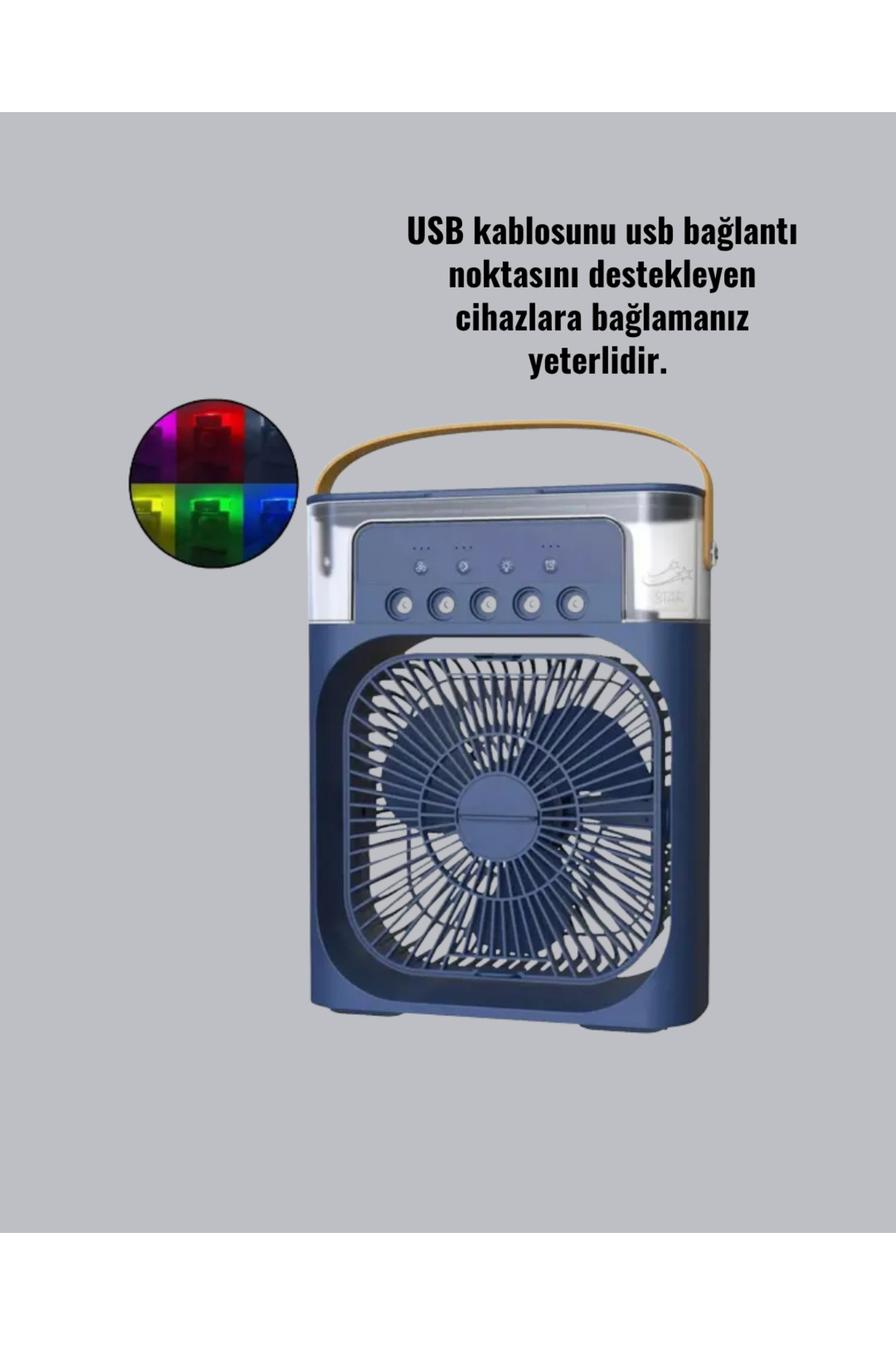 Sepetink Ayarlanabilir Hız ve Yönlü Yüksek Performanslı Masaüstü Fan