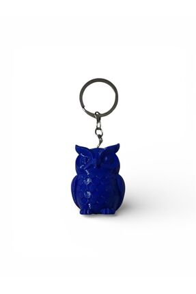 NORELİA 3D Baykuş Figürlü Renkli Anahtarlık | Dekoratif, Şans ve Bilgelik Tem...