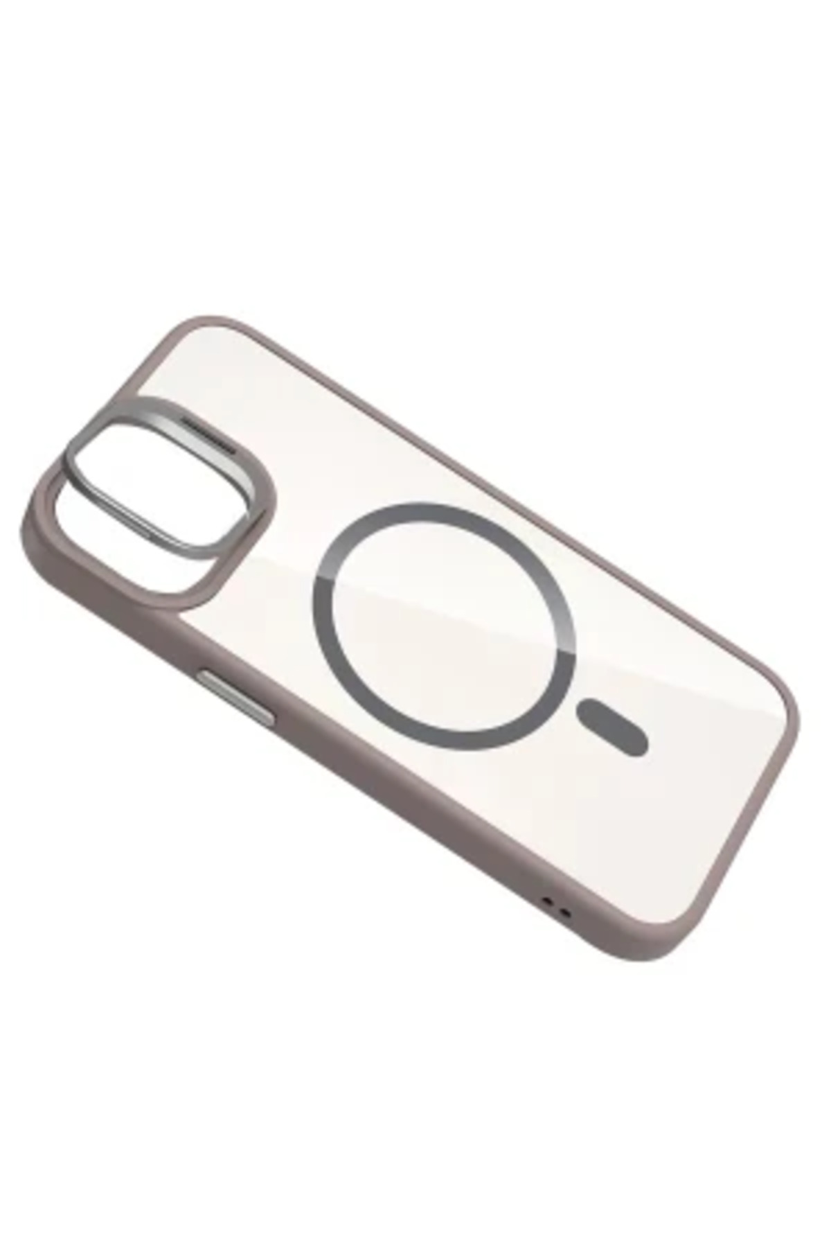 iPhone 11 İçin Uyumlu Standlı ve Kamera Lens Hediyeli Wireless Şarj Özellikli Ultra Lüks Kılıf