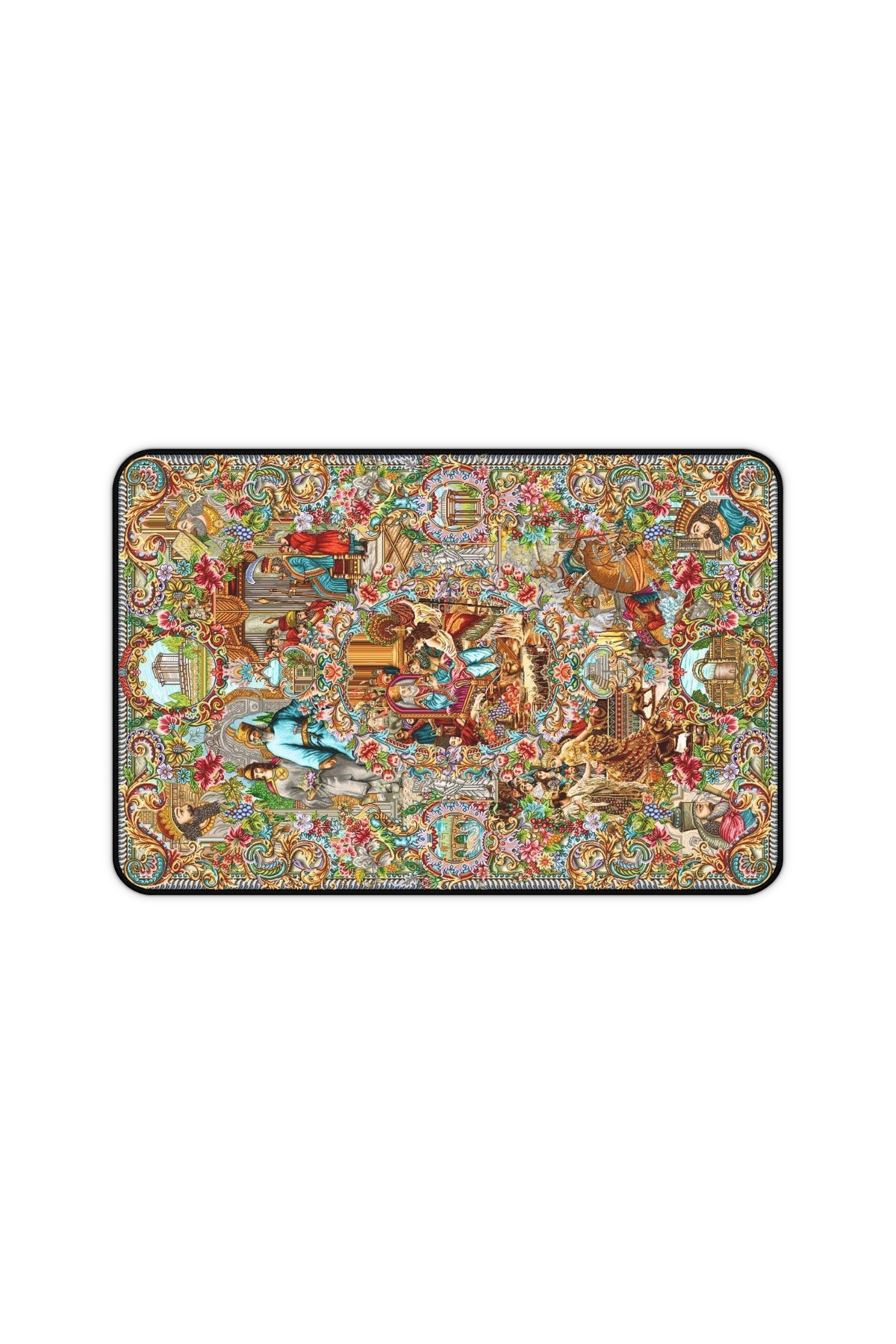 FALAVİ  Etnik Halı Desen Mousepad, Gamer Mousepad, Amerikan Servis, Masa Sümeni - Görsel 2