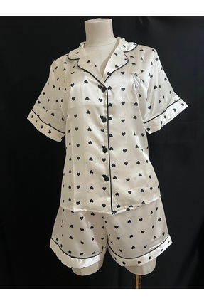 Aden Saten şort takımı