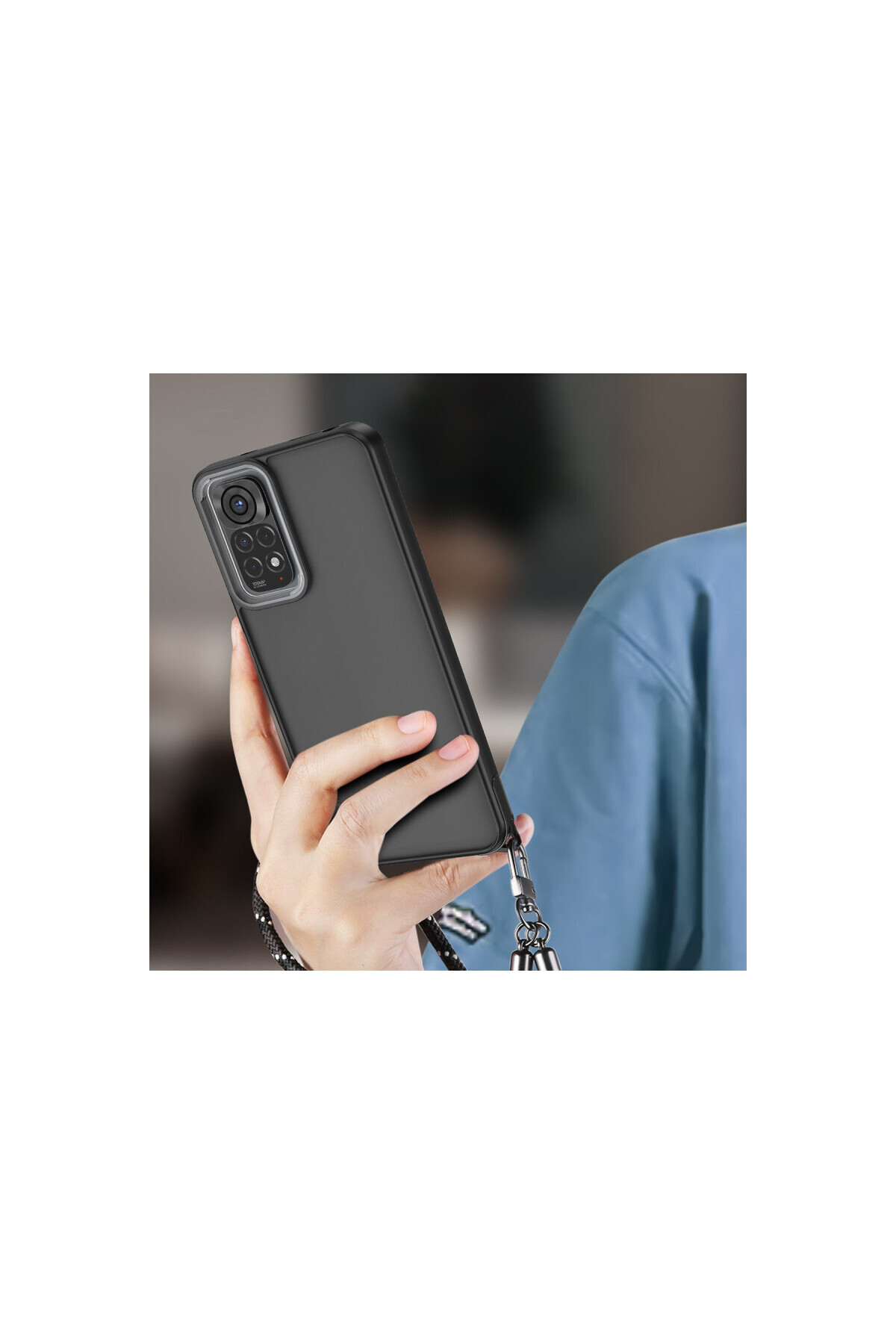 Xiaomi Redmi Note 11 Pro İçin Uyumlu Buzlu Tasarım Sararmaz Tpu Kılıf