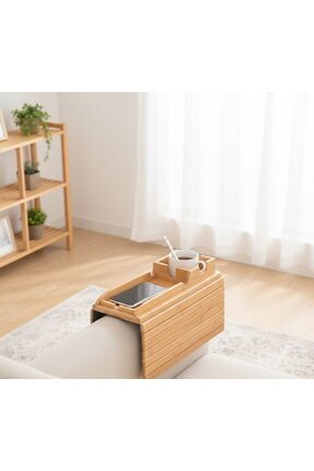 M2Dizayn Koltuk & Kanepe İçin Katlanabilir Ahşap Tepsi