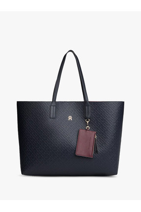 Tommy Hilfiger Kadın Dokulu Monogram Logolu Çıkarılabilir Fermuarlı Aksesuarl...