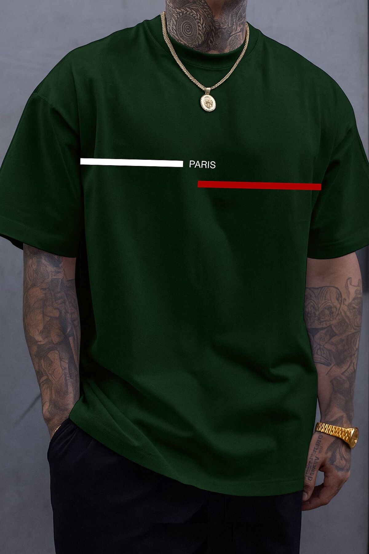 BENROMA PARİS BASKILI UNİSEX TSHIRT