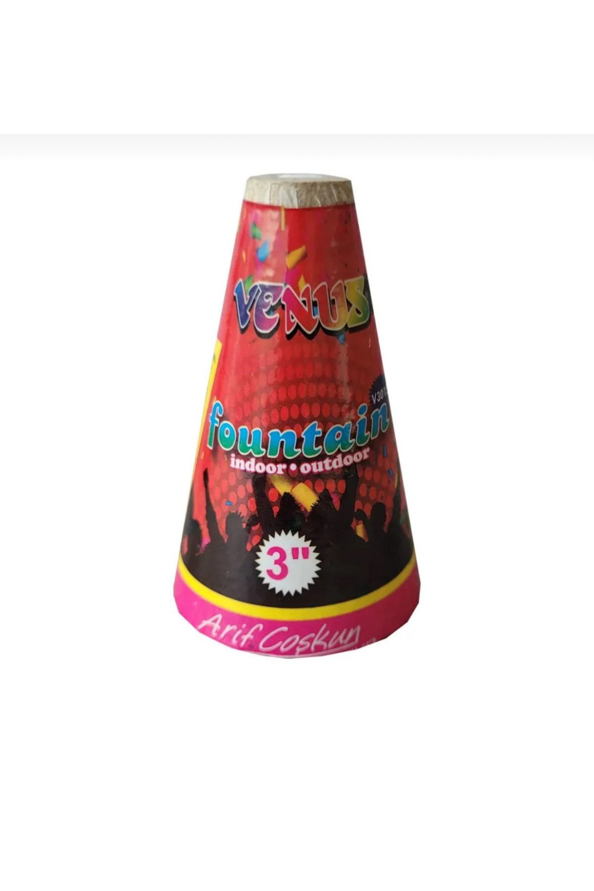 NASYONEL TOYS Venüs Fountain Volkan 3” | İç & Dış Mekan | Pasta ve Organizasyon Gösteri Ürünü