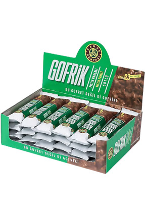 Kahve Dünyası Fıstık Parçalı Fıstık Ezmeli Gofrik 33GR * 24 Adet