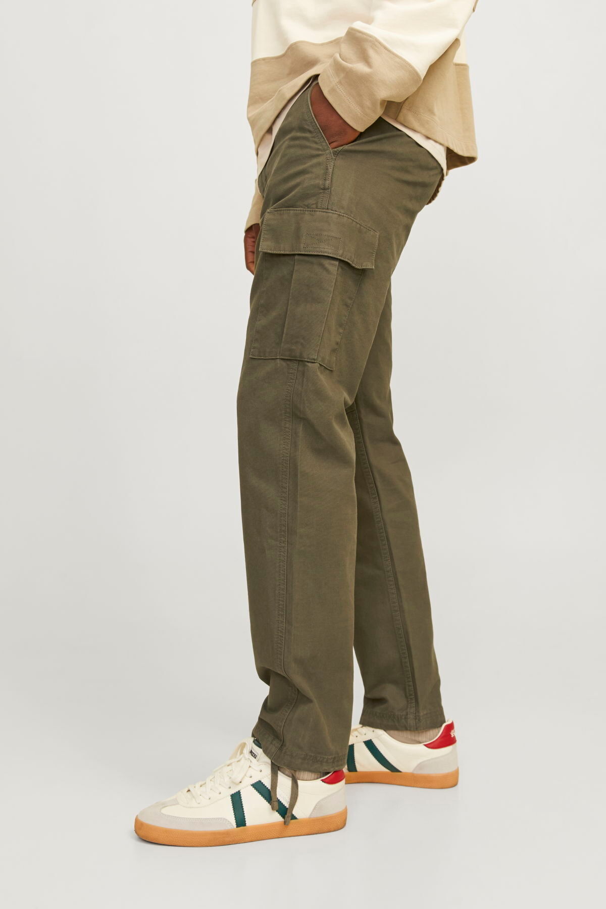 شلوار مردانه راسته فاق نرمال | جک اند جونز Jack & Jones 12258150 - تصویر 5