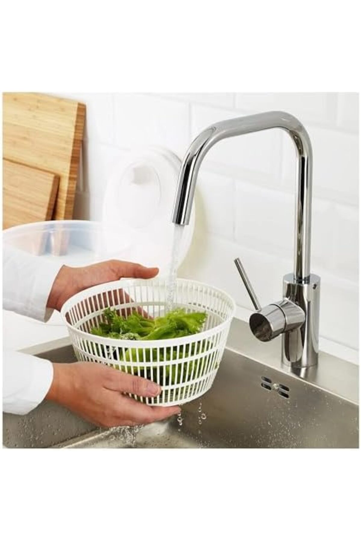 BRF NwoTeknoloji uppfylld salata kurutucu, beyaz 1205362