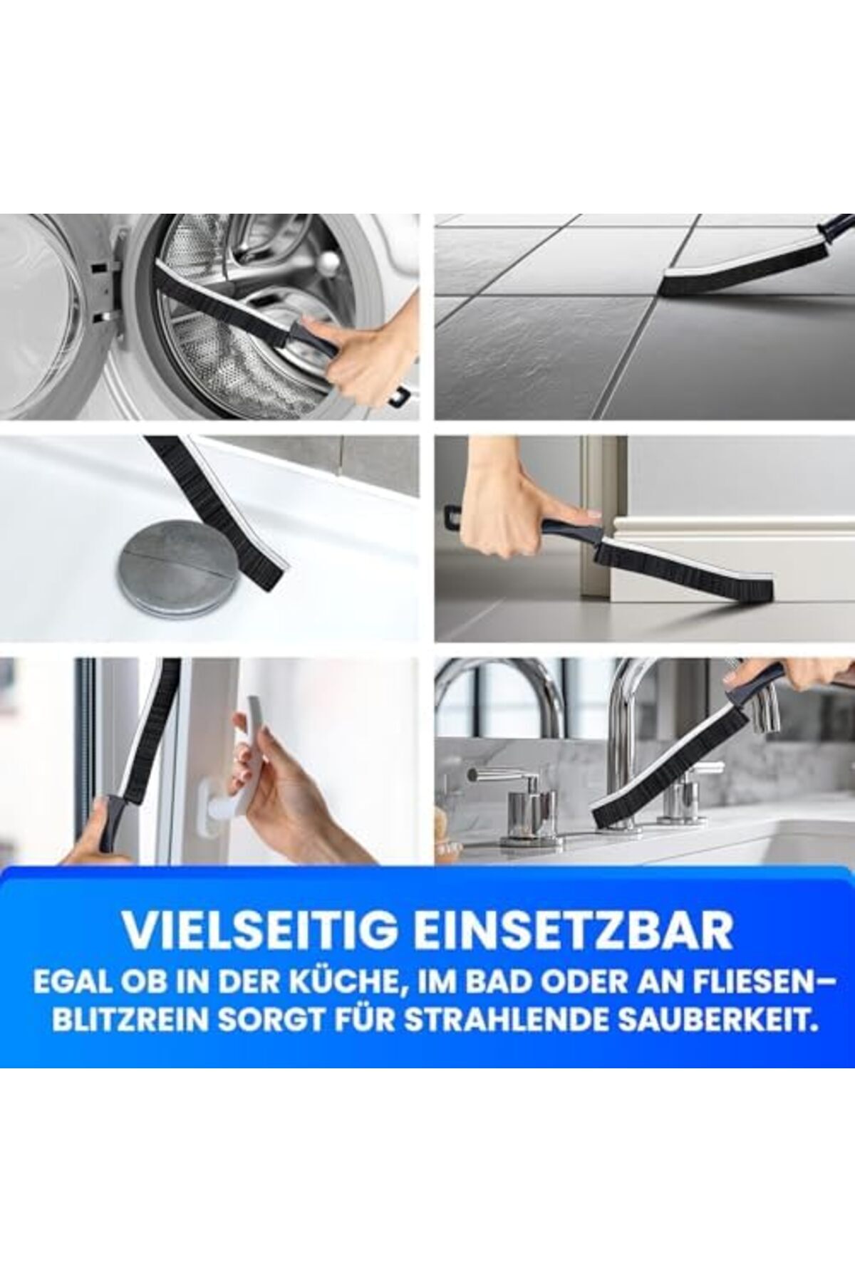 BRF NwoTeknoloji 3'lü Teleskopik Toz Alma Seti + 2 Adet Detay Fırçası | Uzatılabilir Saplı Tavan, A