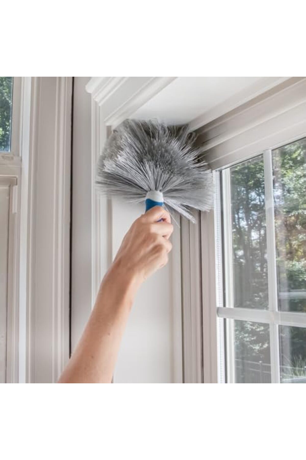 BRF NwoTeknoloji Cobweb Duster Örümcek Ağı ve Köşe Toz Alıcı Gri 1205362