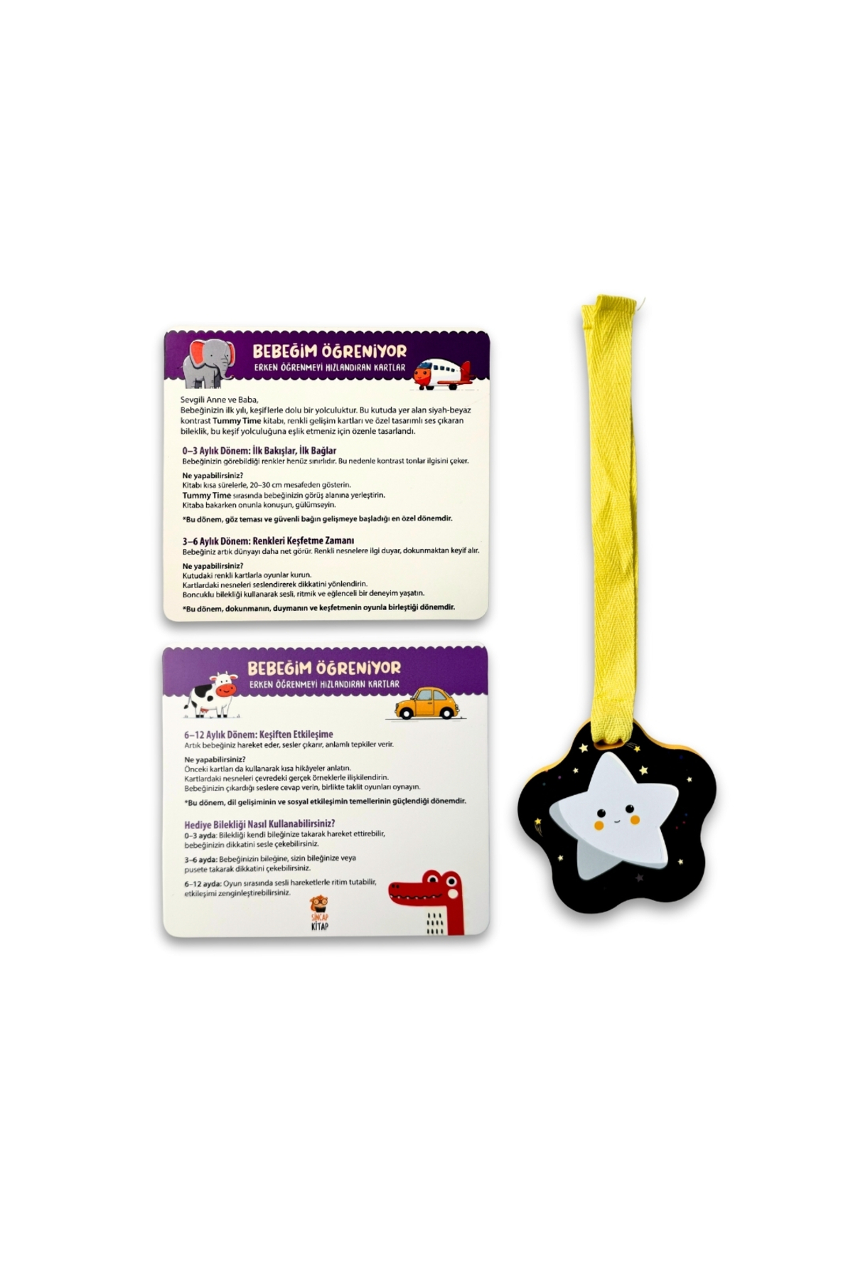 Sincap Kitap BEBEĞİM ÖĞRENİYOR İLK KARTLARIM 0-12 AY fotoğrafı 2 (önizleme)