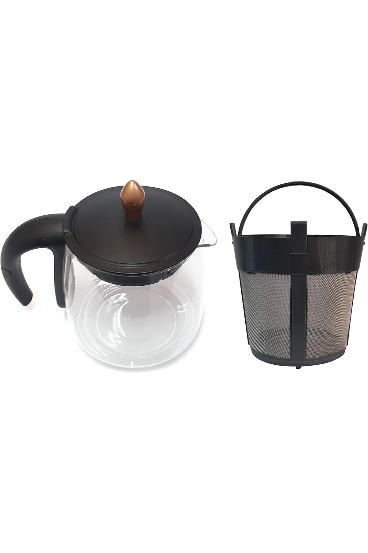 BRF NwoTeknoloji BKK 2116 TEA PARTY ÇAY MAKİNESİ UYUMLU FİLTRELİ CAM DEMLİK 1205362