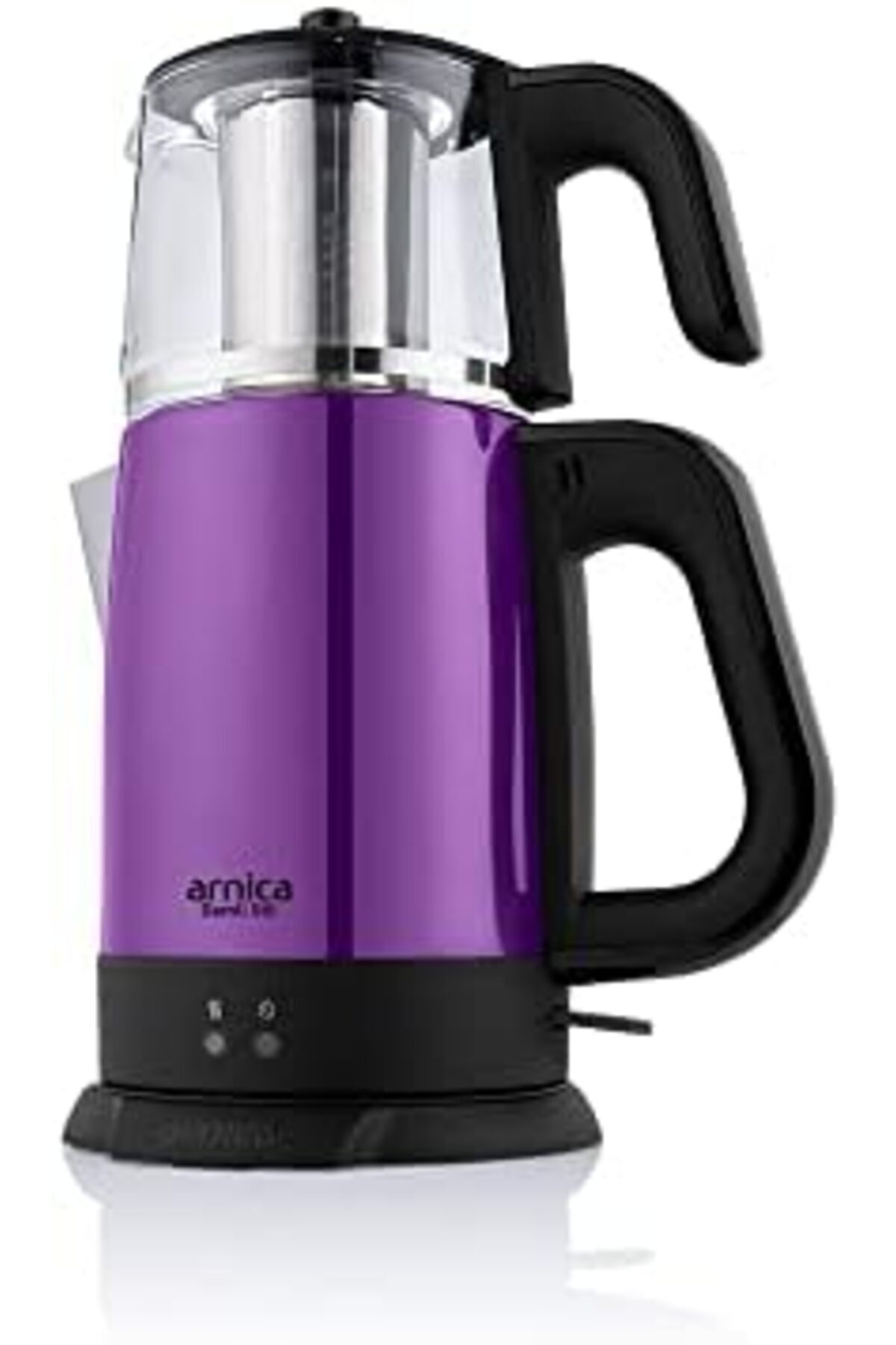 BRF NwoTeknoloji IH33202 Demli Stil Mor Cam Çay Makinesi 1205362