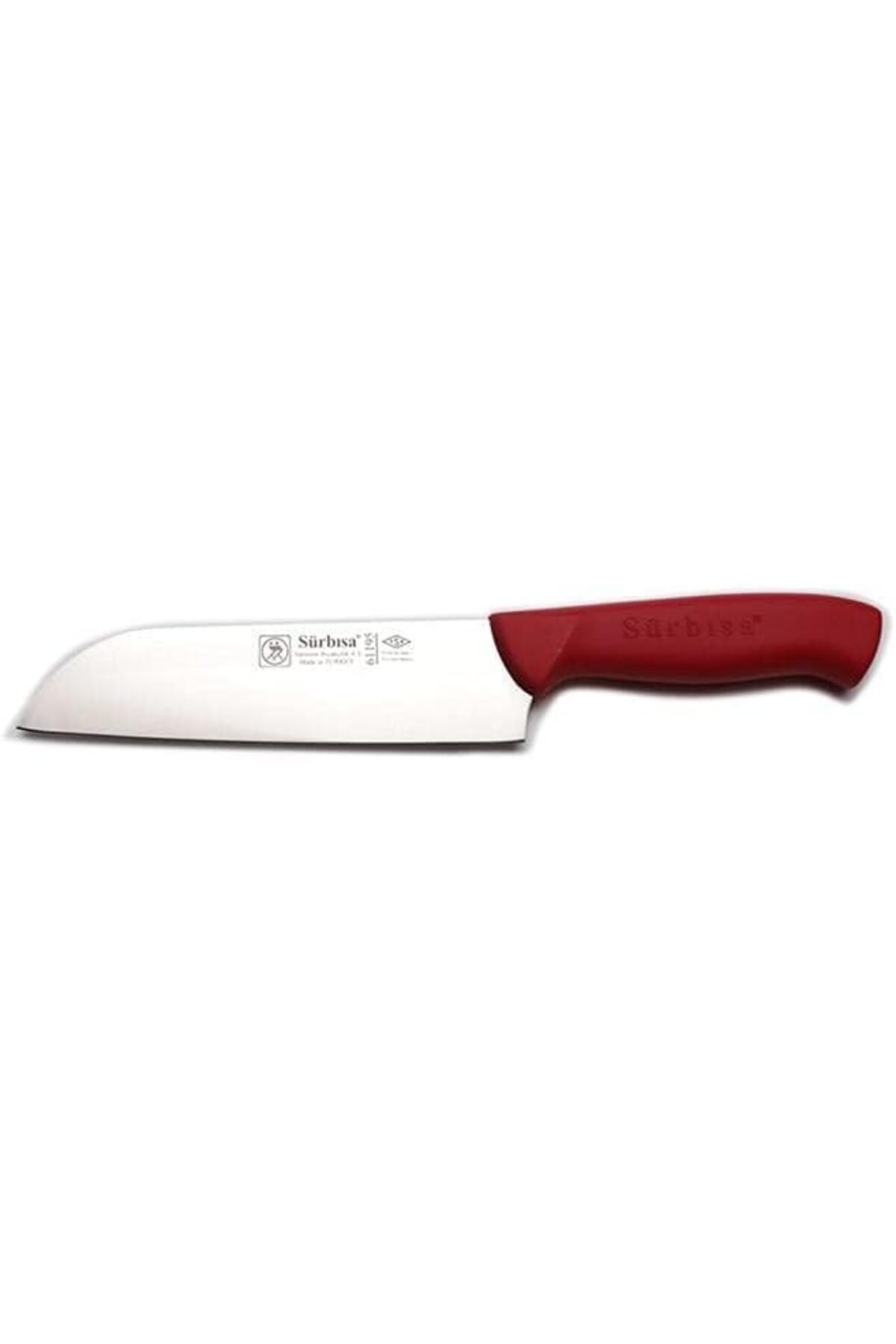 BRF NwoTeknoloji Santoku Şef Bıçağı 61195 (Kırmızı) 1205362