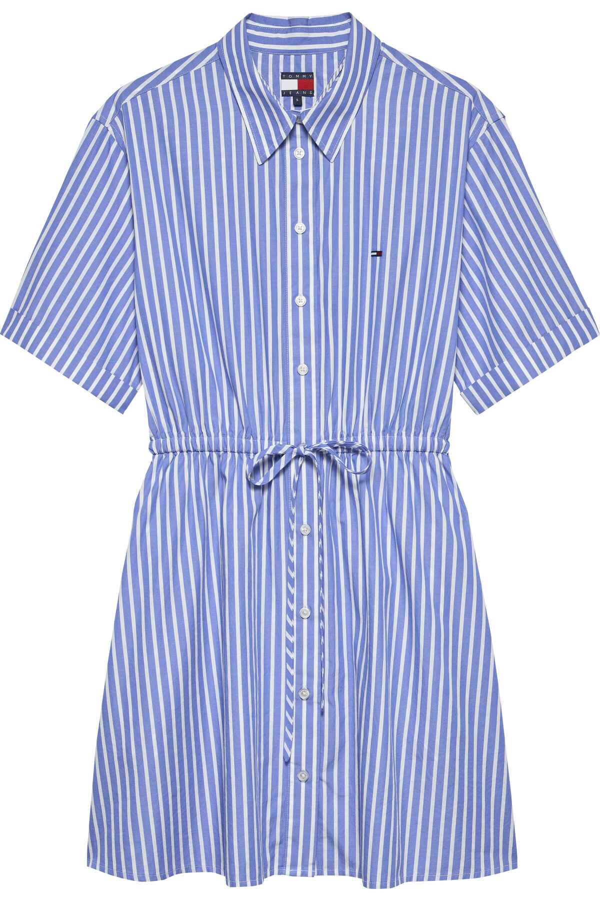 Daily Use White Dress with Women's Brand Logo DW0DW20617 0A5
