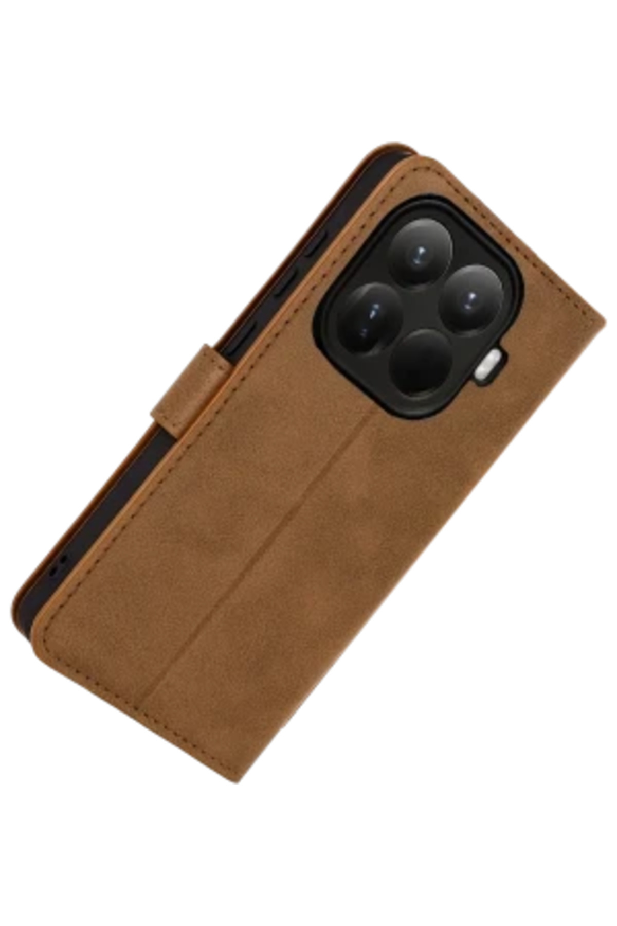 Xiaomi Mi 15T Pro İçin Uyumlu Kapaklı ve Cüzdanlı Stand Olabilen Deri Premium Kılıf