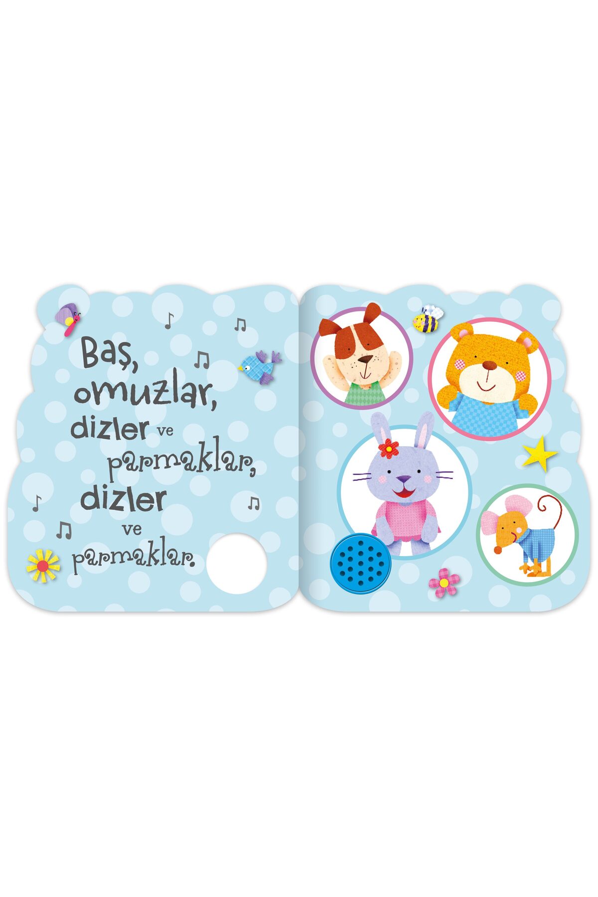 Eolo 3+ Yaş Sesli Çocuk Kitabı – Baş Omuzlar Dizler Parmaklar | 8 Sayfa fotoğrafı 4 (önizleme)