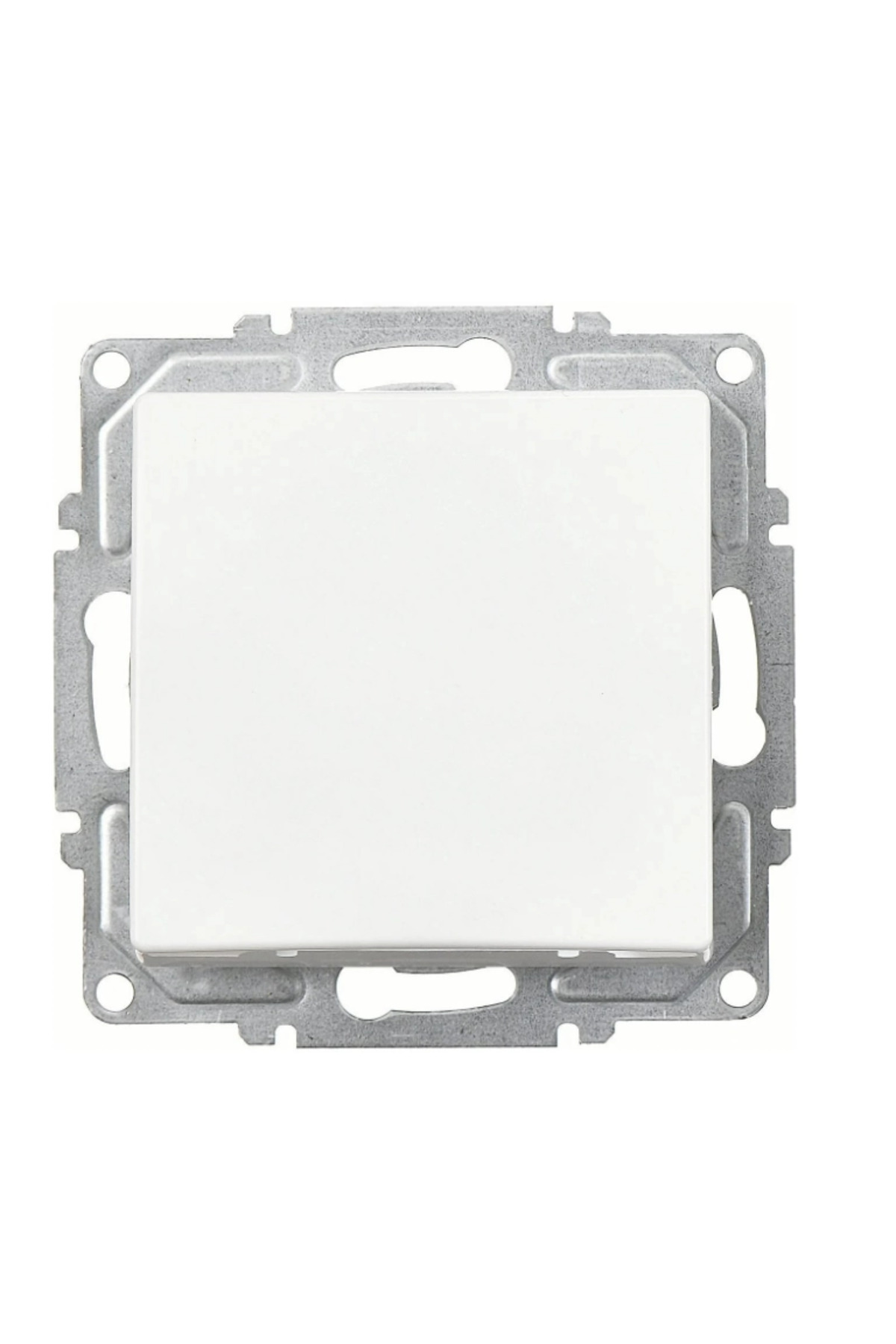 costurera Visage Beyaz Tekli Anahtar Çerçevesiz - Priz ve Anahtar İçin Uyumlu Çerçeve