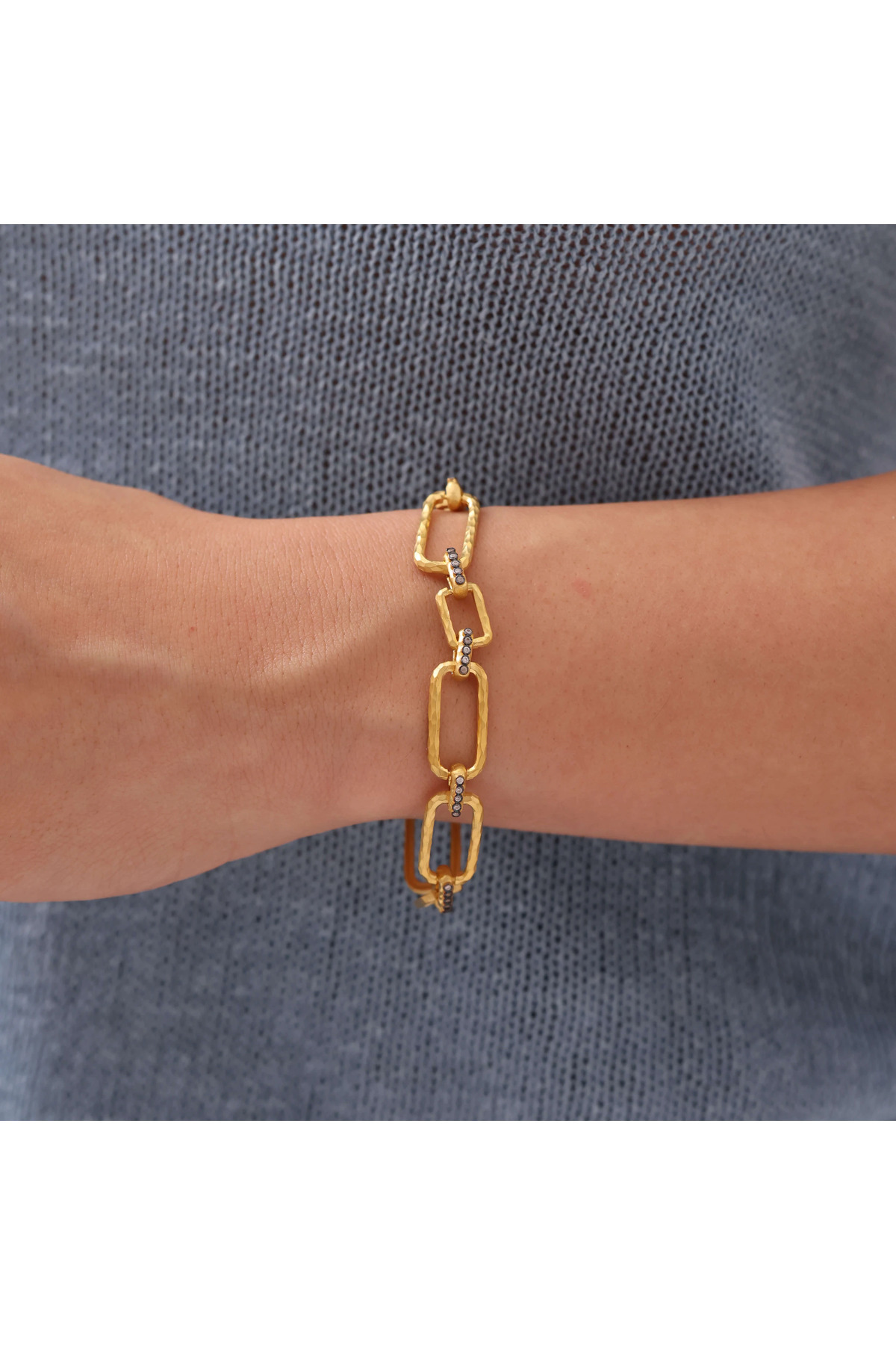 NİSERAJEWELLERY Mega Dövme Ataç Zincir Bileklik