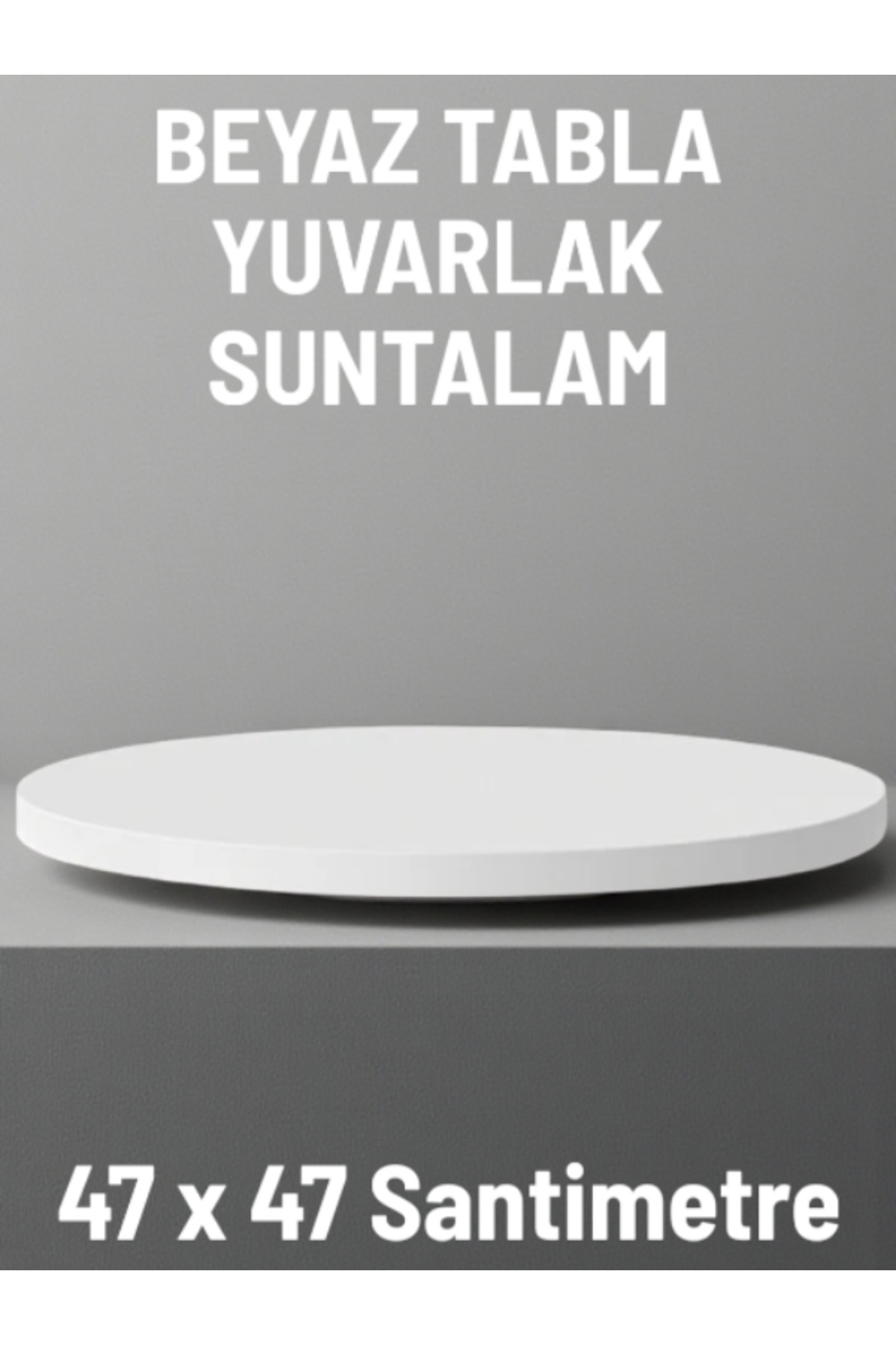 47 X 47 TEKLİ SUNTALAM SEHPA ÜST TABLASI DEKORASYON SUNUM TABAĞI