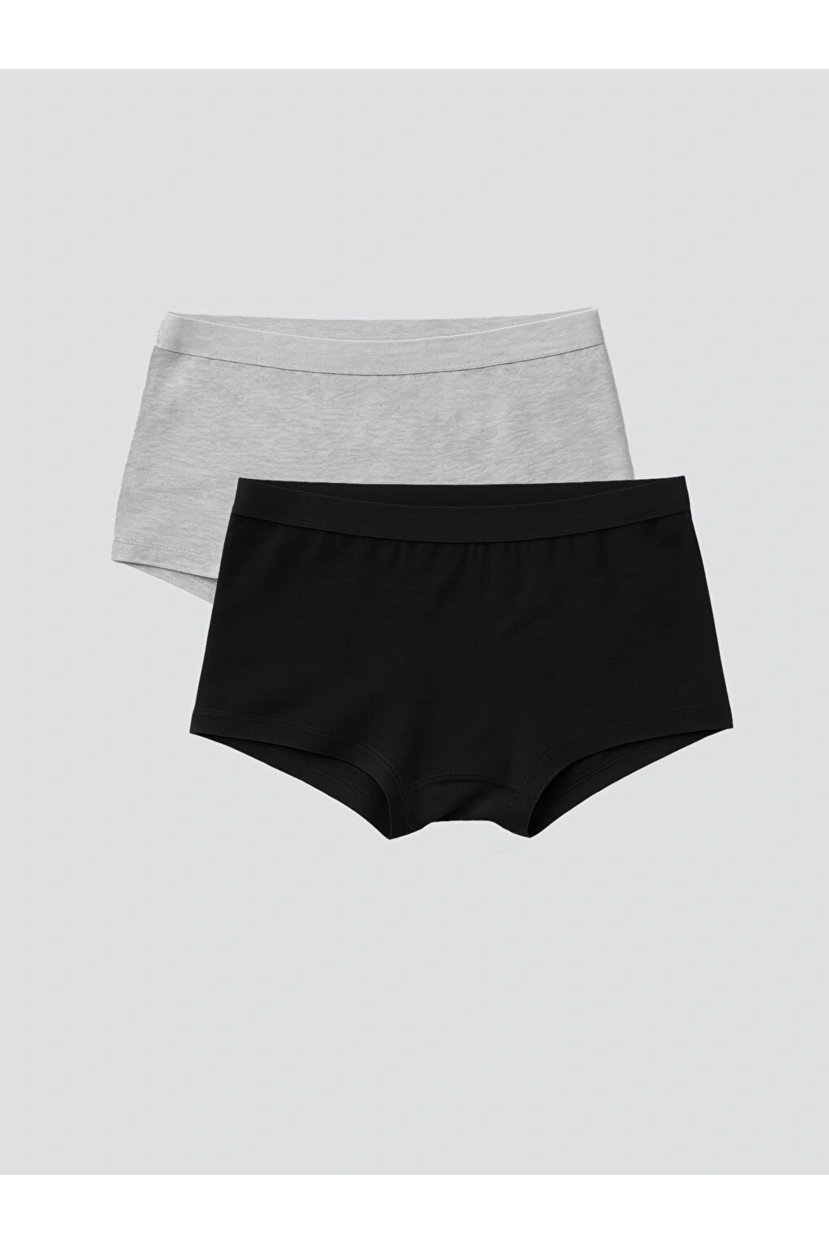 LC Waikiki LCW Young Siyah Düz Boxer Külot 2'li