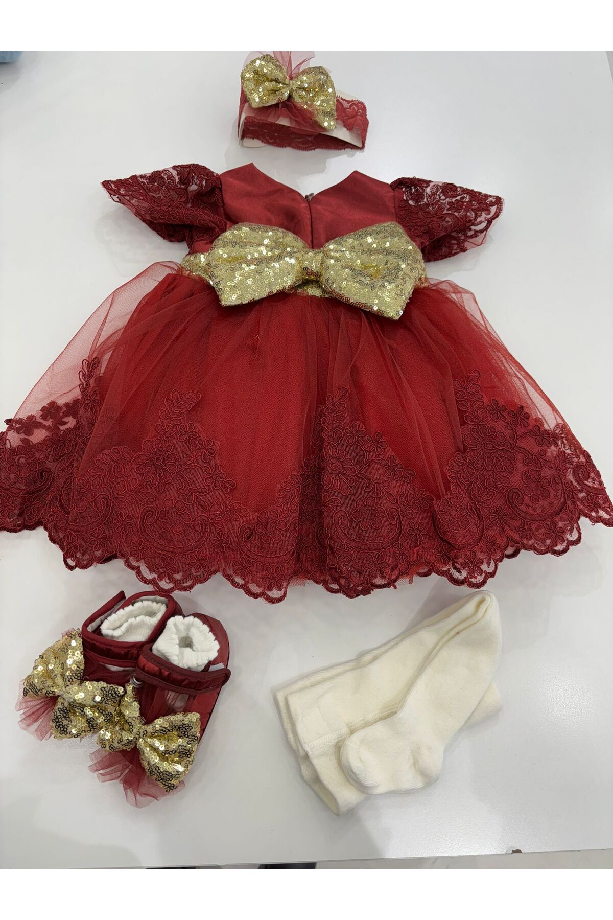 Elif Bebe KIZ BEBEK MEVLÜT/ŞIK ELBİSE fotoğrafı 2 (önizleme)