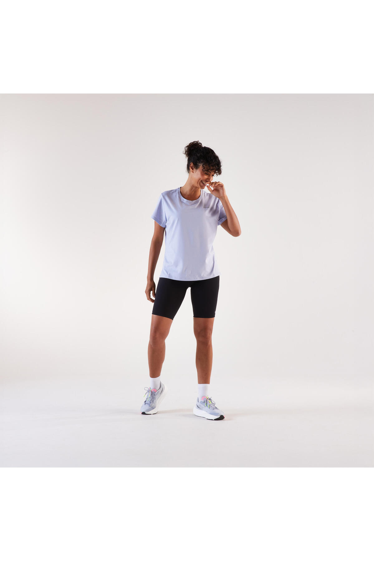 Decathlon Kiprun Kadın Koşu Tişörtü - Mor - Kiprun Run 500 Dry görsel 2