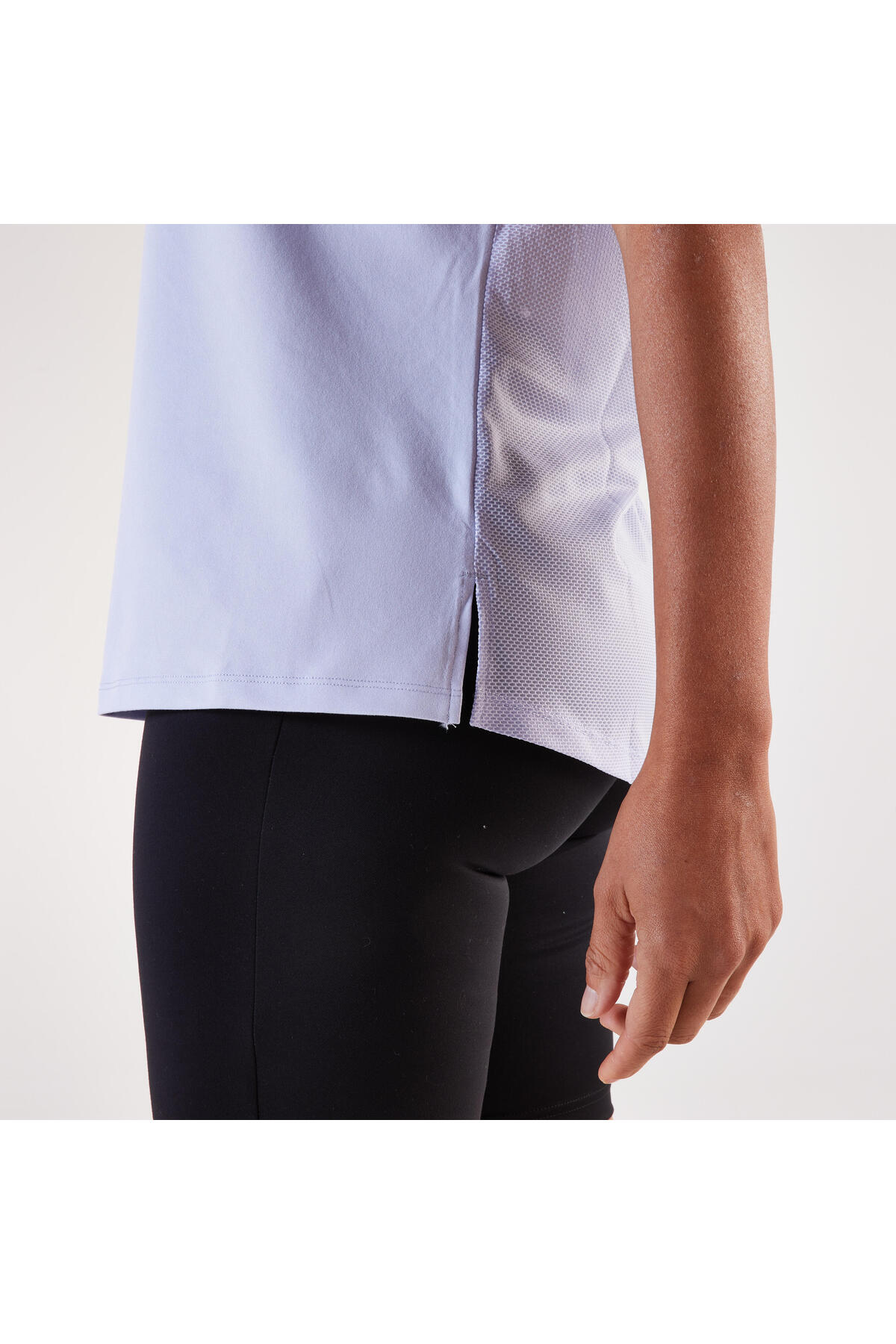 Decathlon Kiprun Kadın Koşu Tişörtü - Mor - Kiprun Run 500 Dry görsel 4