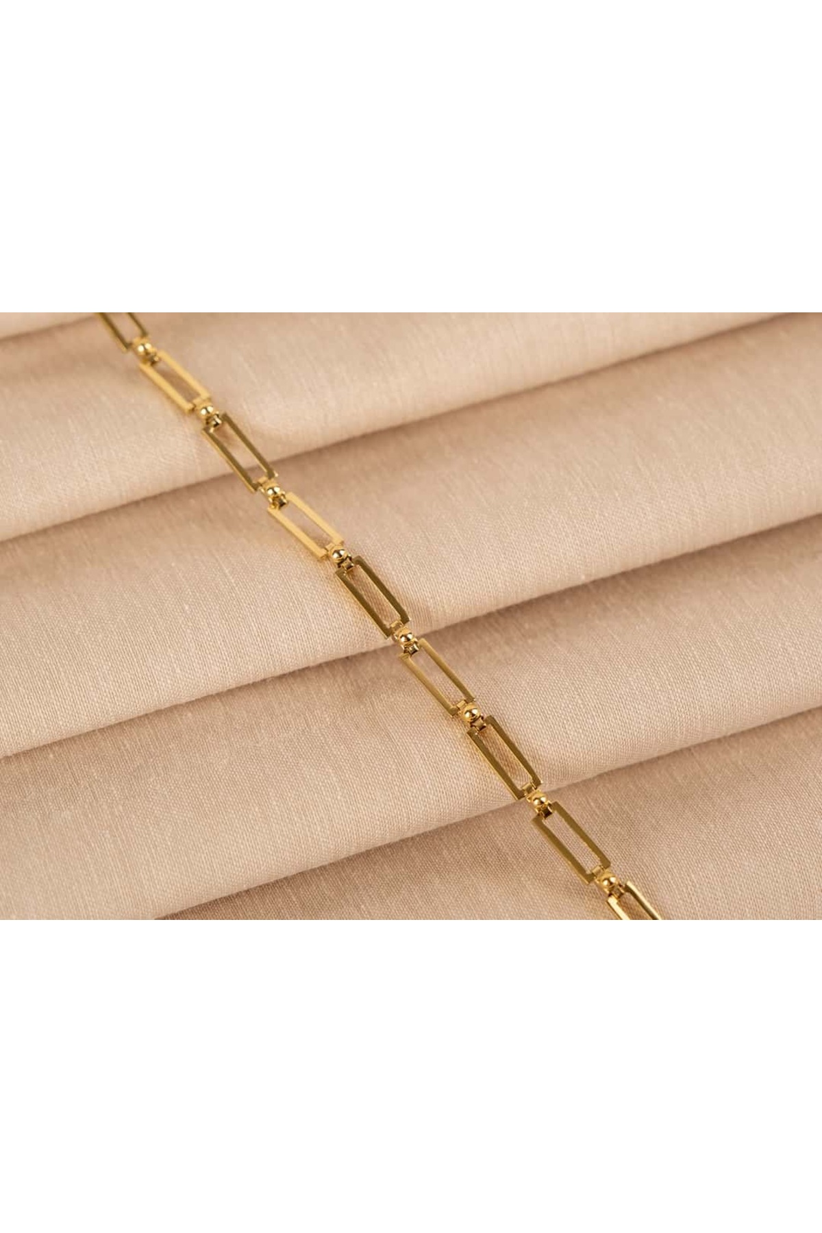 Safir Kuyumculuk Altın Dikdörtgen Bileklik