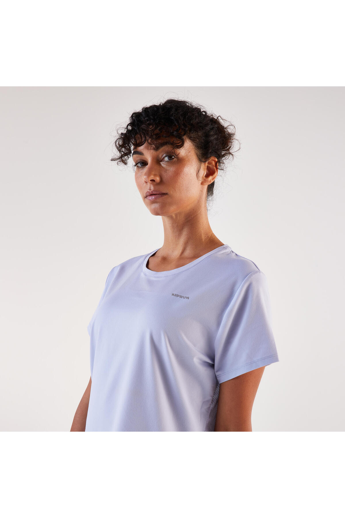 Decathlon Kiprun Kadın Koşu Tişörtü - Mor - Kiprun Run 500 Dry görsel 3