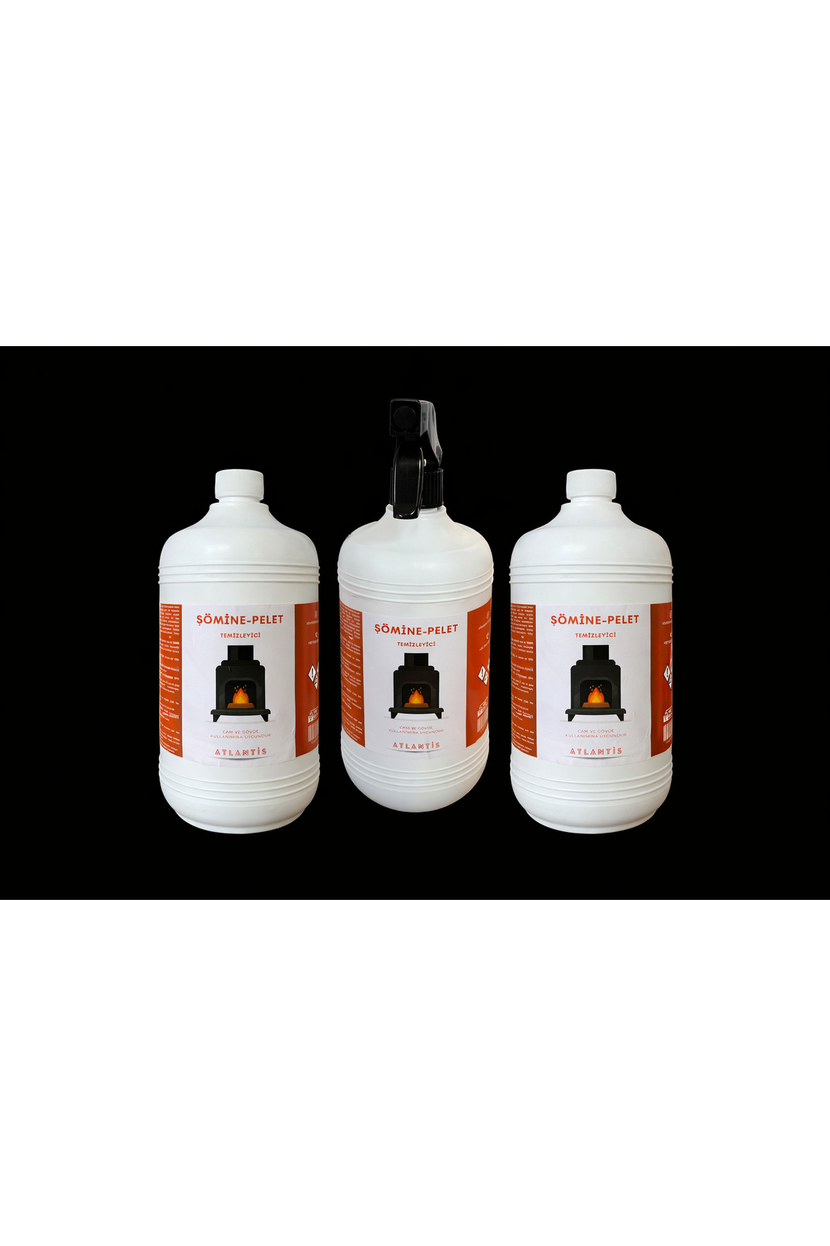 SPREYS Füze Pelet Sobası Camı Temizleme Sprey