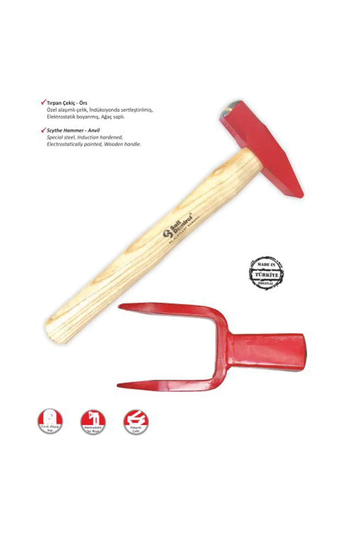 maarketim Tırpan - Çekiç Ve Örs Takım