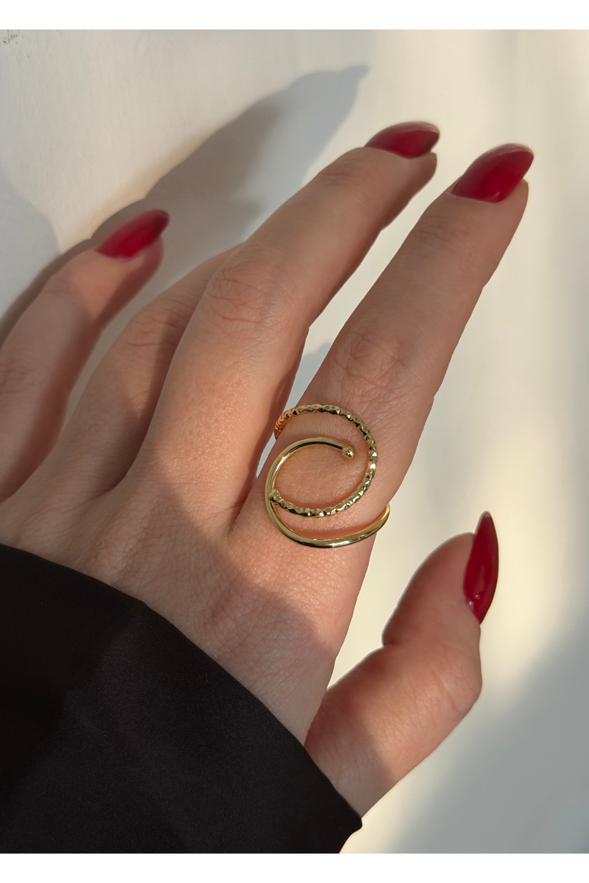KİLİGİSTANBUL  CERC TEL YÜZÜK (BEDENİ AYARLANABİLİR) - Görsel 2