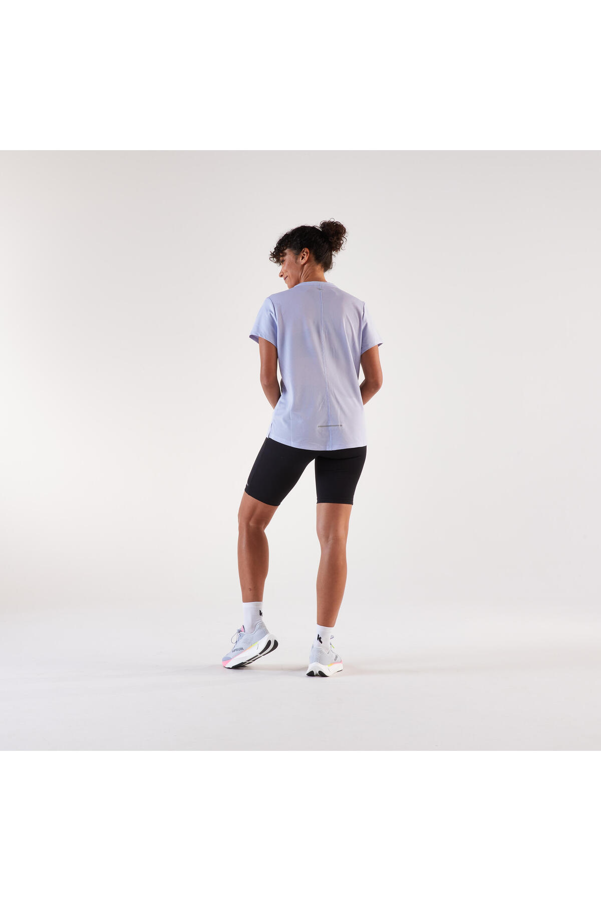 Decathlon Kiprun Kadın Koşu Tişörtü - Mor - Kiprun Run 500 Dry görsel 6