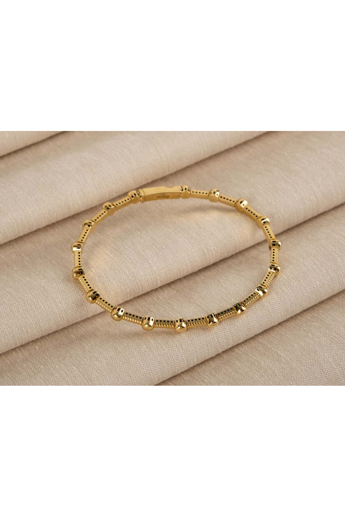 Safir Kuyumculuk Altın Esnek Dokulu Kelepçe