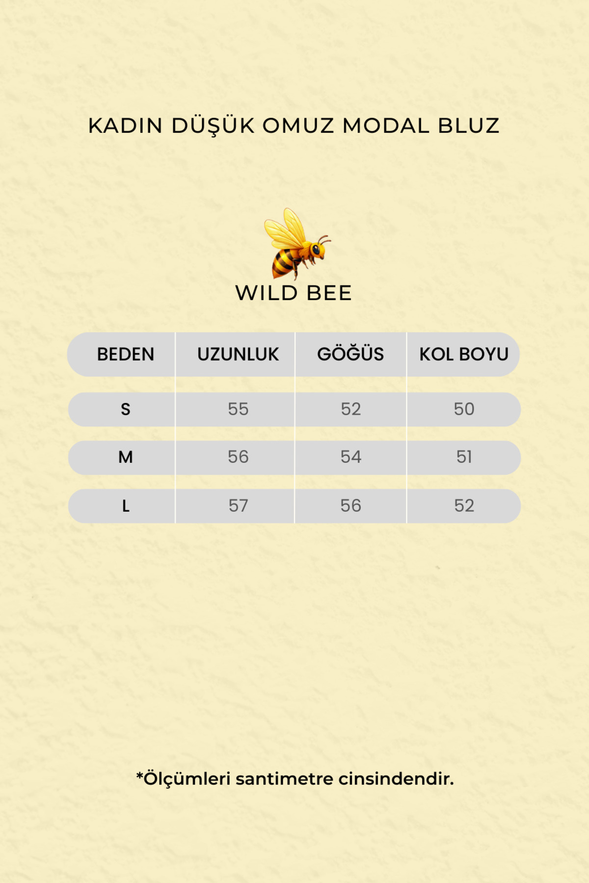 WILD BEE Kadın Kırmızı Düşük Omuz Modal Bluz görsel 5